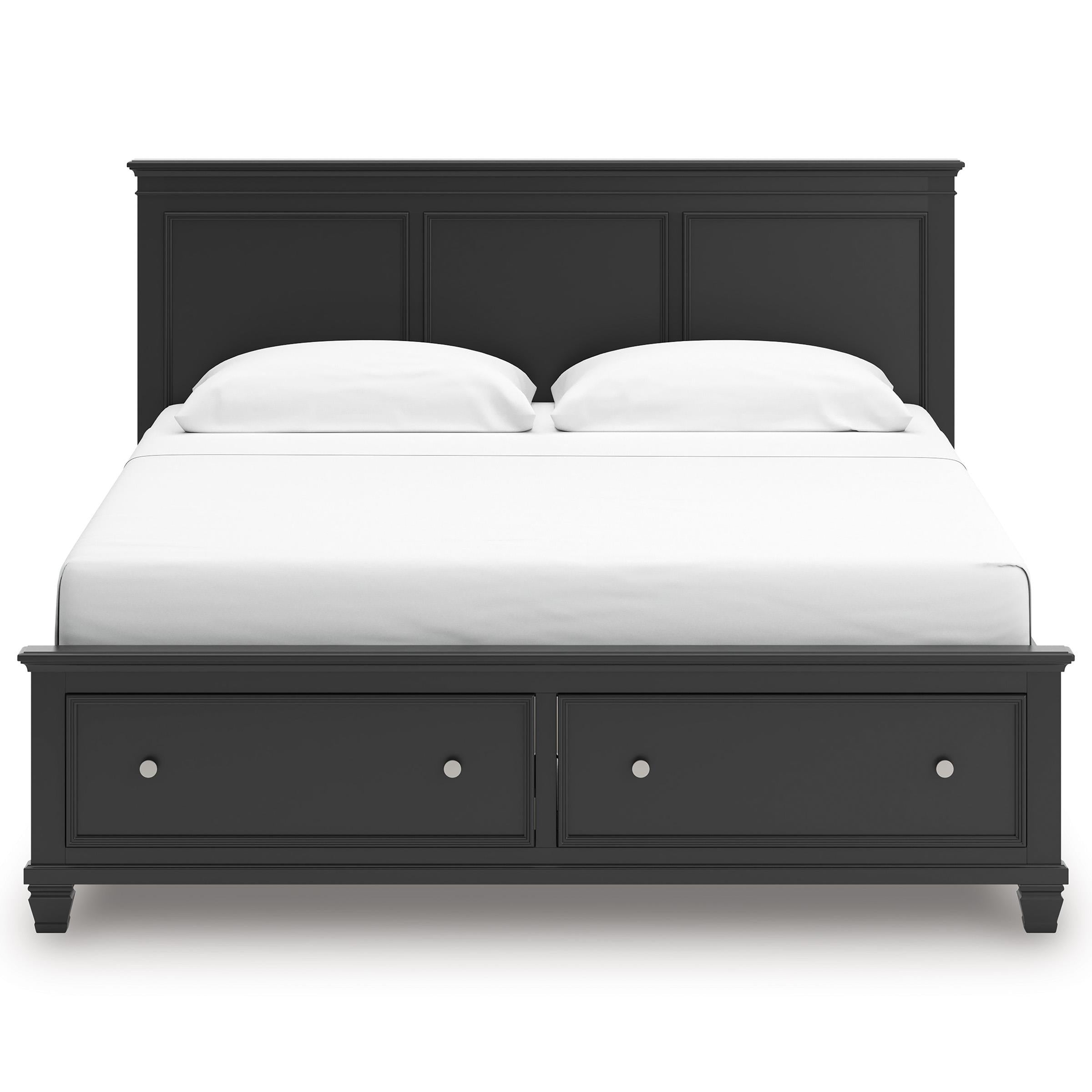  Size_King --  Lanolee B687B19 King Panel Storage Bed IMAGE 3