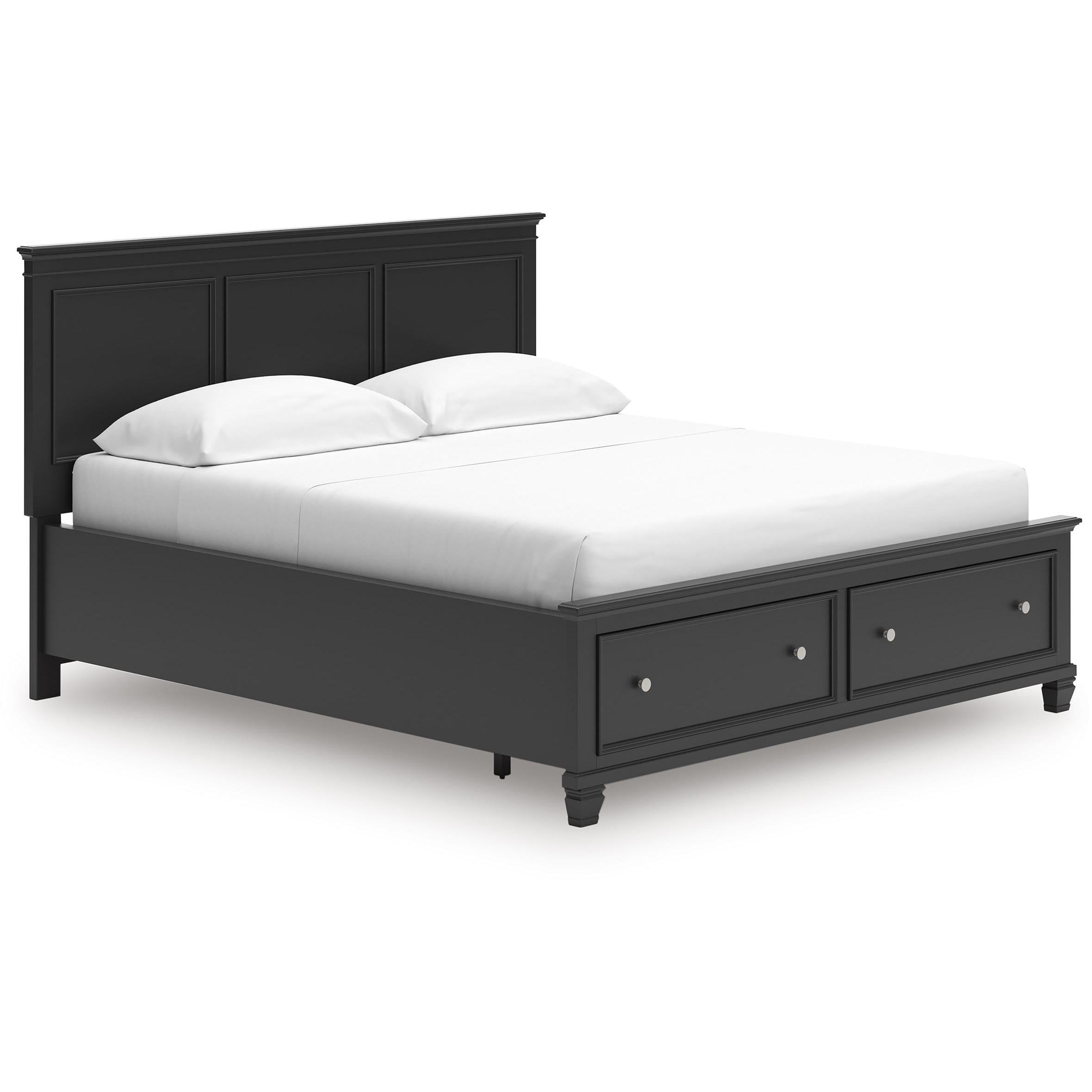  Size_California King --  Lanolee B687B20 California King Panel Storage Bed IMAGE 1