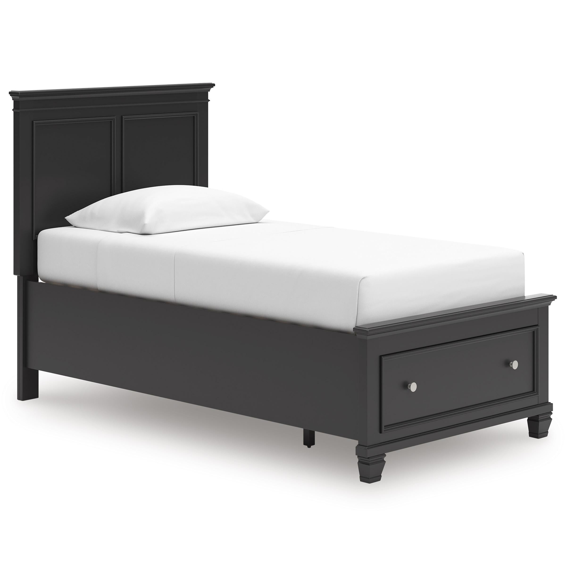  Size_Twin --  Signature Design by Ashley Lanolee Panel Bed with Storage IMAGE 1