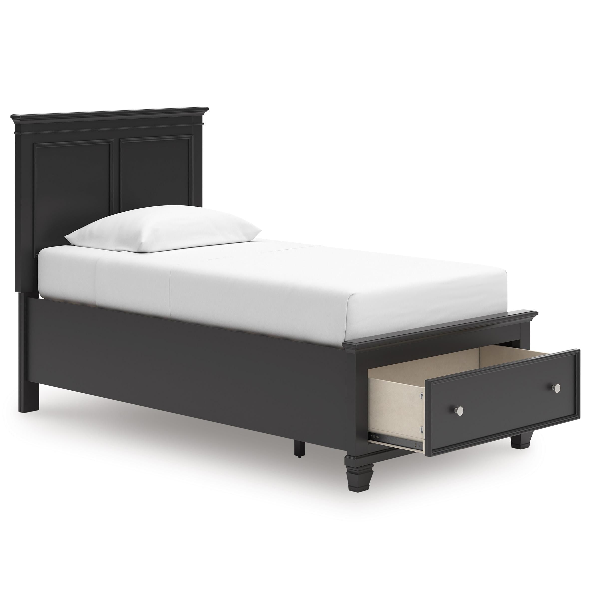 Size_Twin --  Signature Design by Ashley Lanolee Panel Bed with Storage IMAGE 2