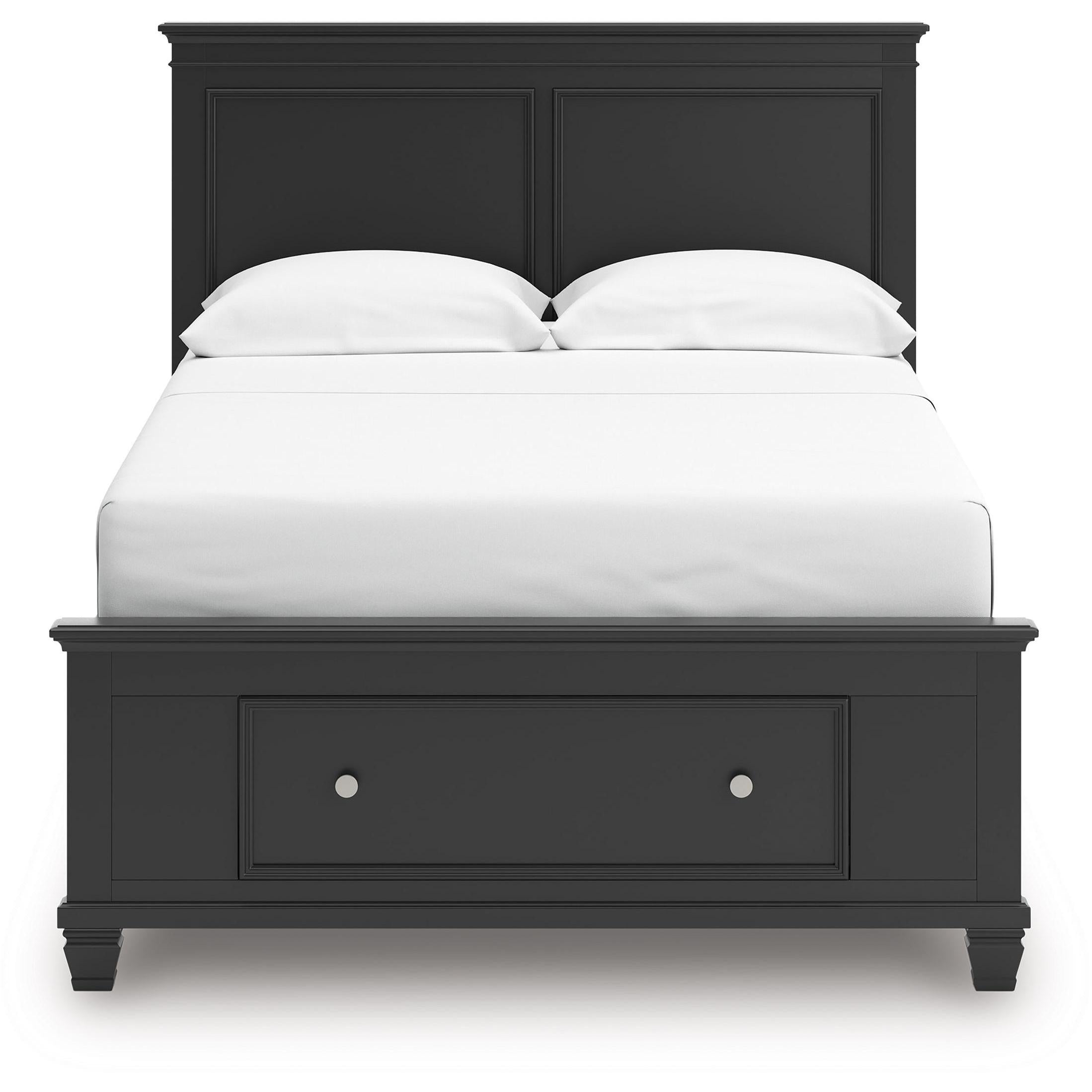  Size_Full --  Lanolee B687B22 Full Panel Storage Bed IMAGE 3