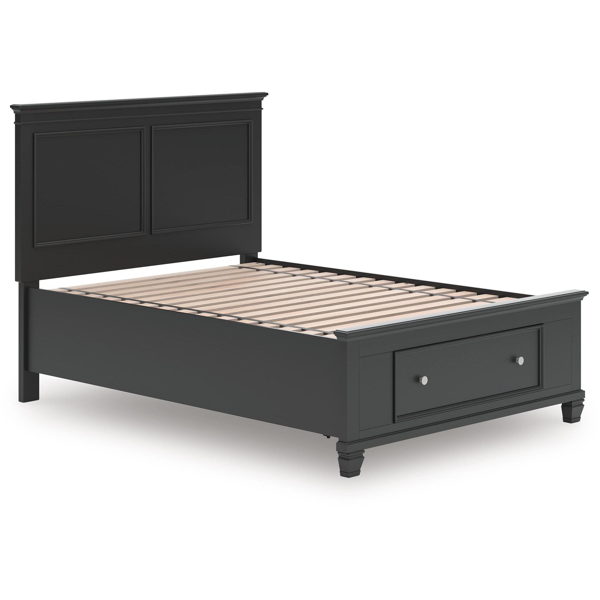  Size_Full --  Lanolee B687B22 Full Panel Storage Bed IMAGE 6