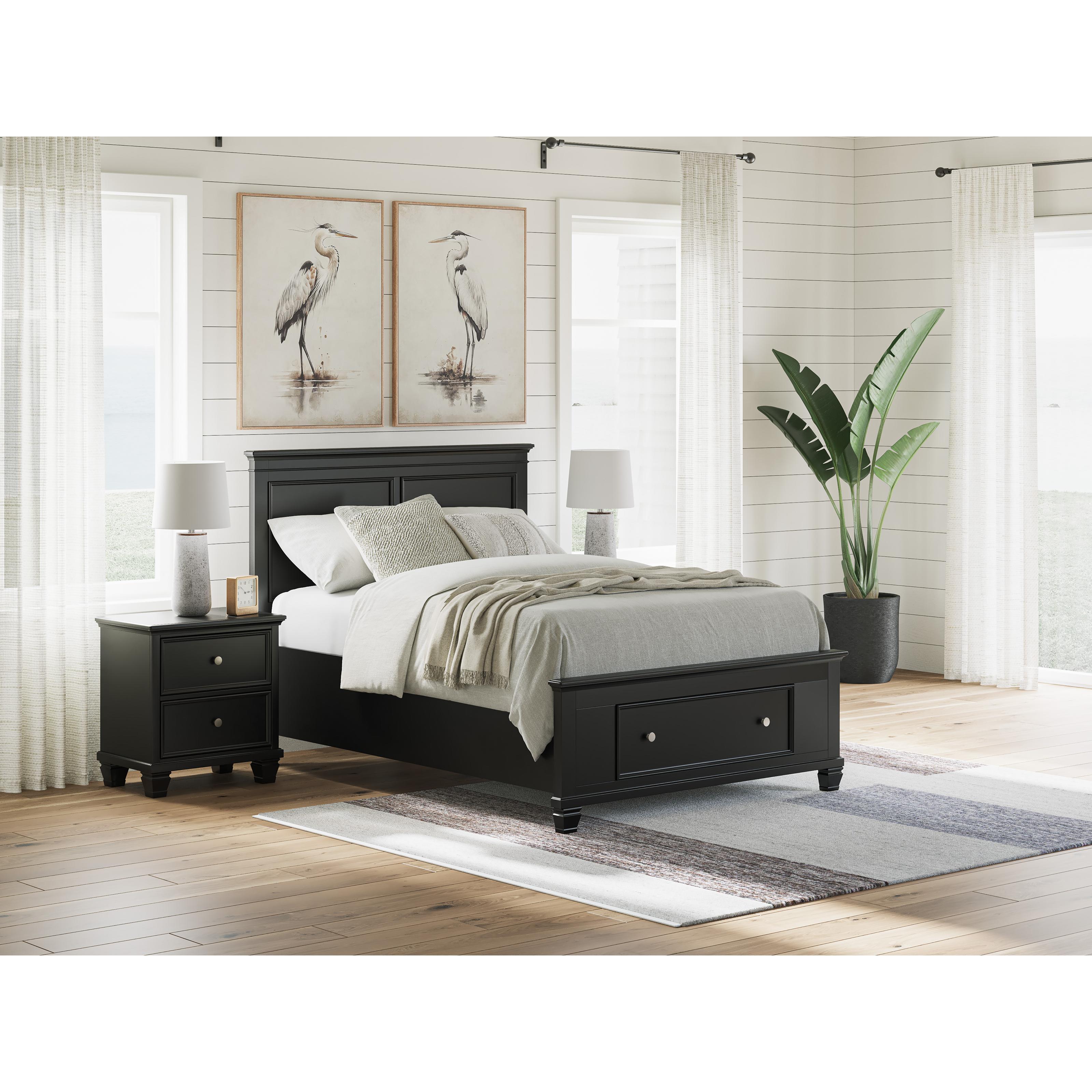  Size_Full --  Lanolee B687B22 Full Panel Storage Bed IMAGE 7