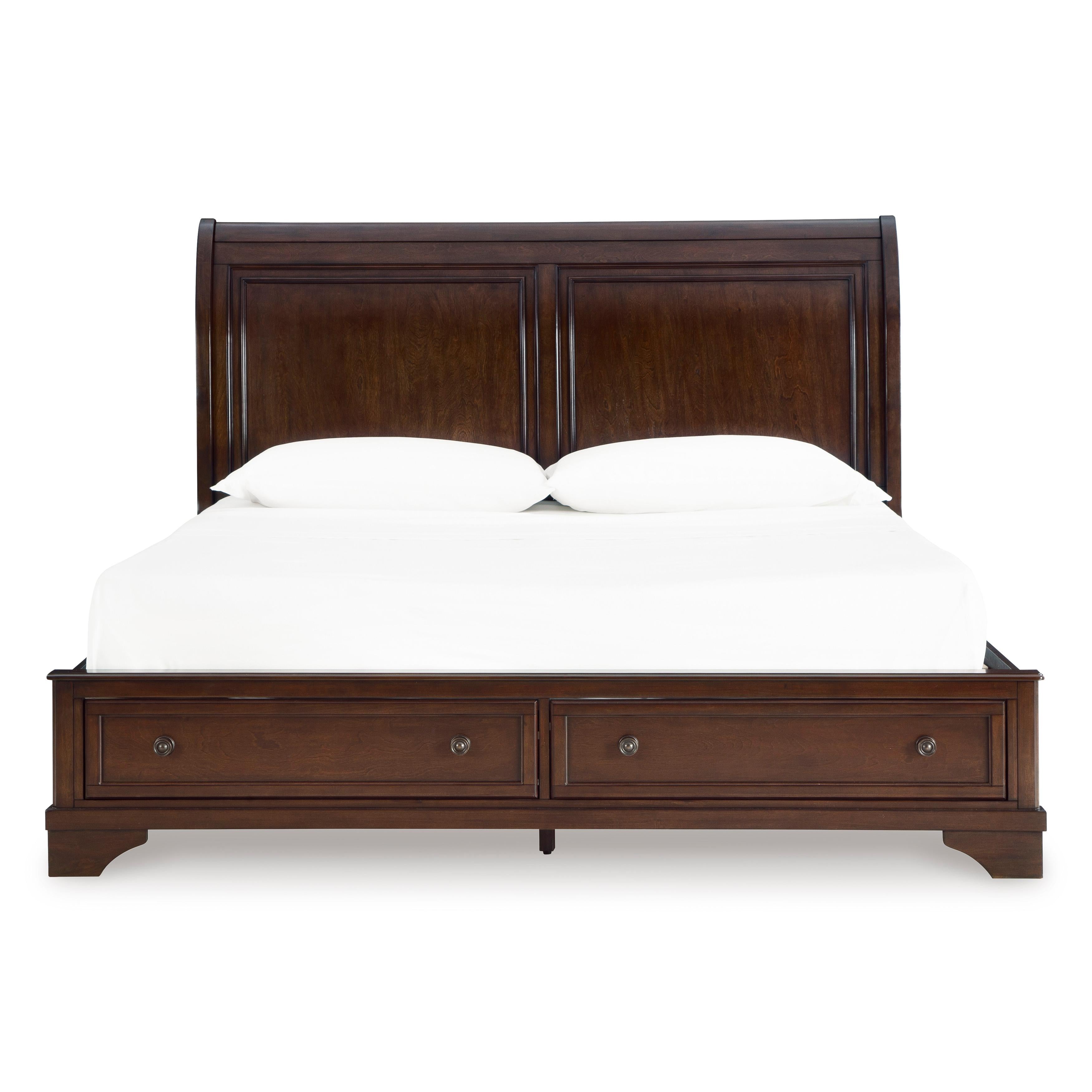  Size_King --  Trellington B716B2 King Sleigh Storage Bed IMAGE 2