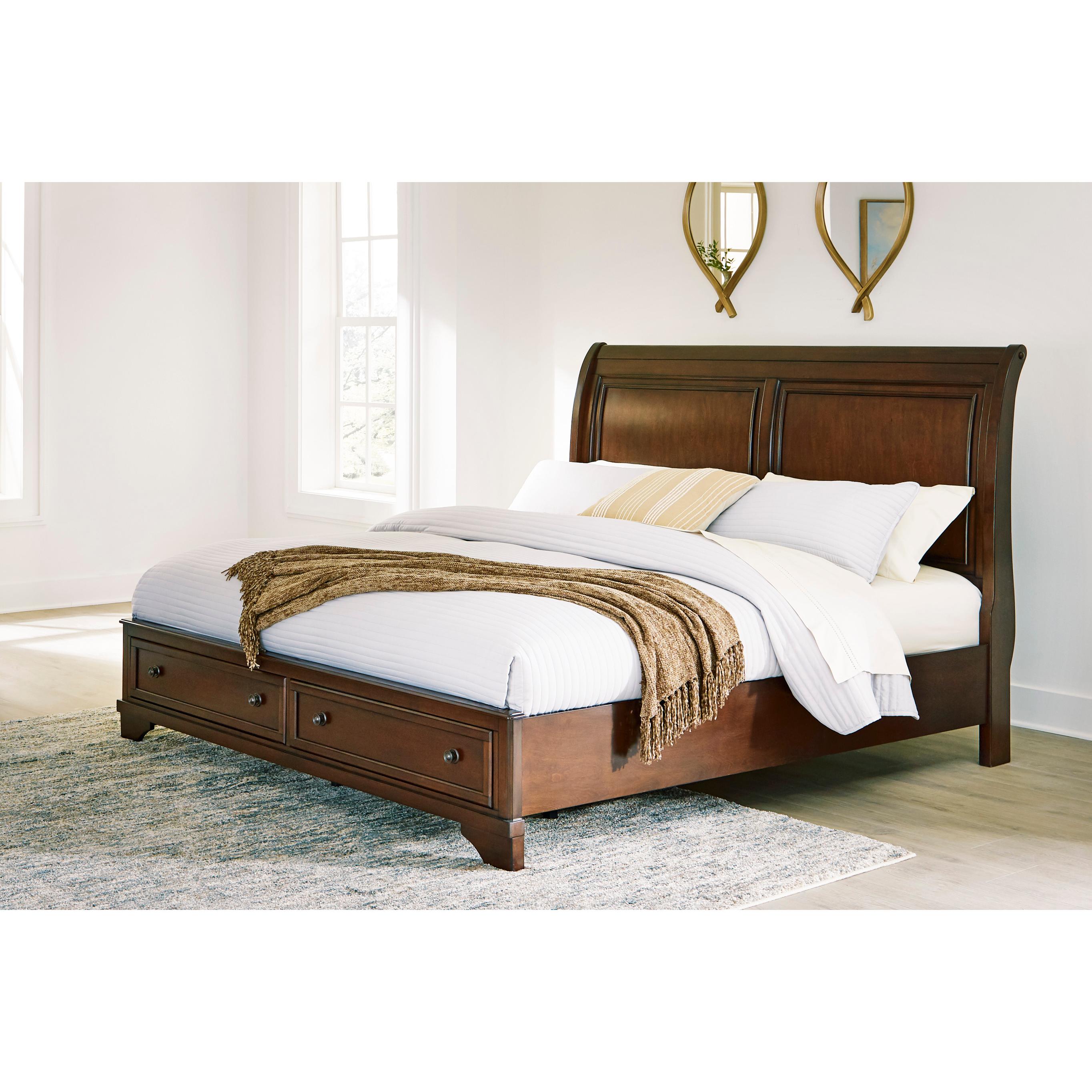  Size_King --  Trellington B716B2 King Sleigh Storage Bed IMAGE 5