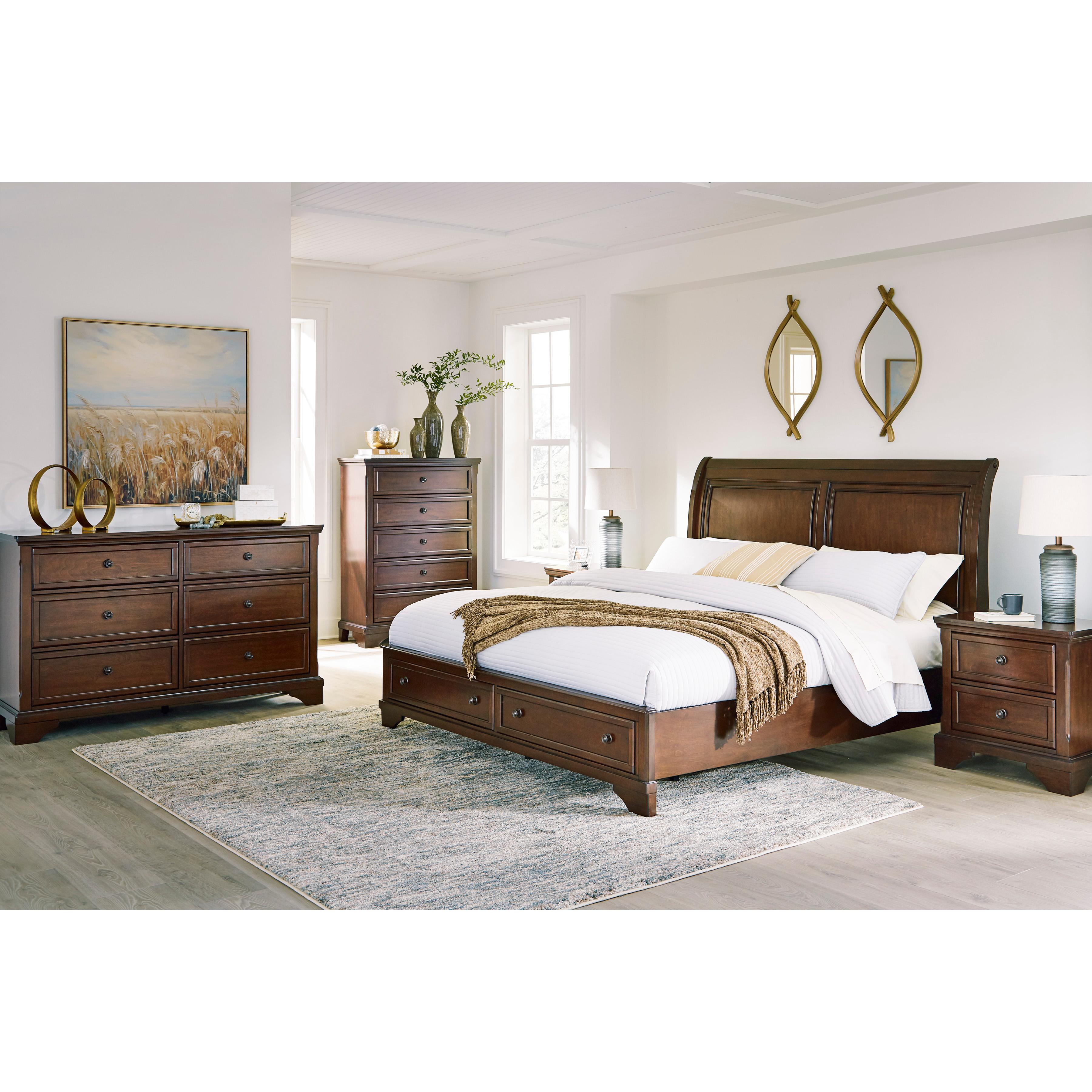  Size_King --  Trellington B716B2 King Sleigh Storage Bed IMAGE 7