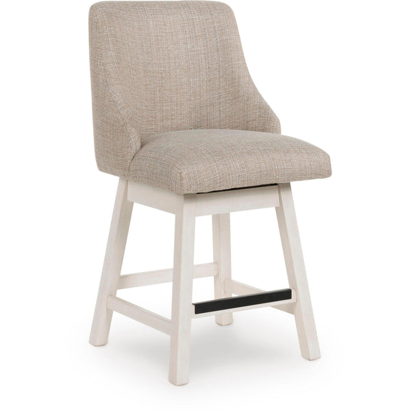 Signature Design by Ashley Robbinsdale D642-324 Upholstered Swivel Barstool