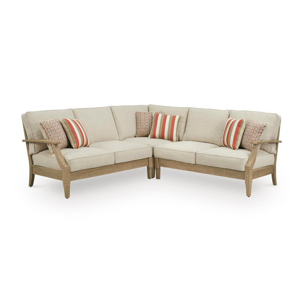 Signature Design by Ashley Clare View P801P10 3 pc Outdoor Sectional