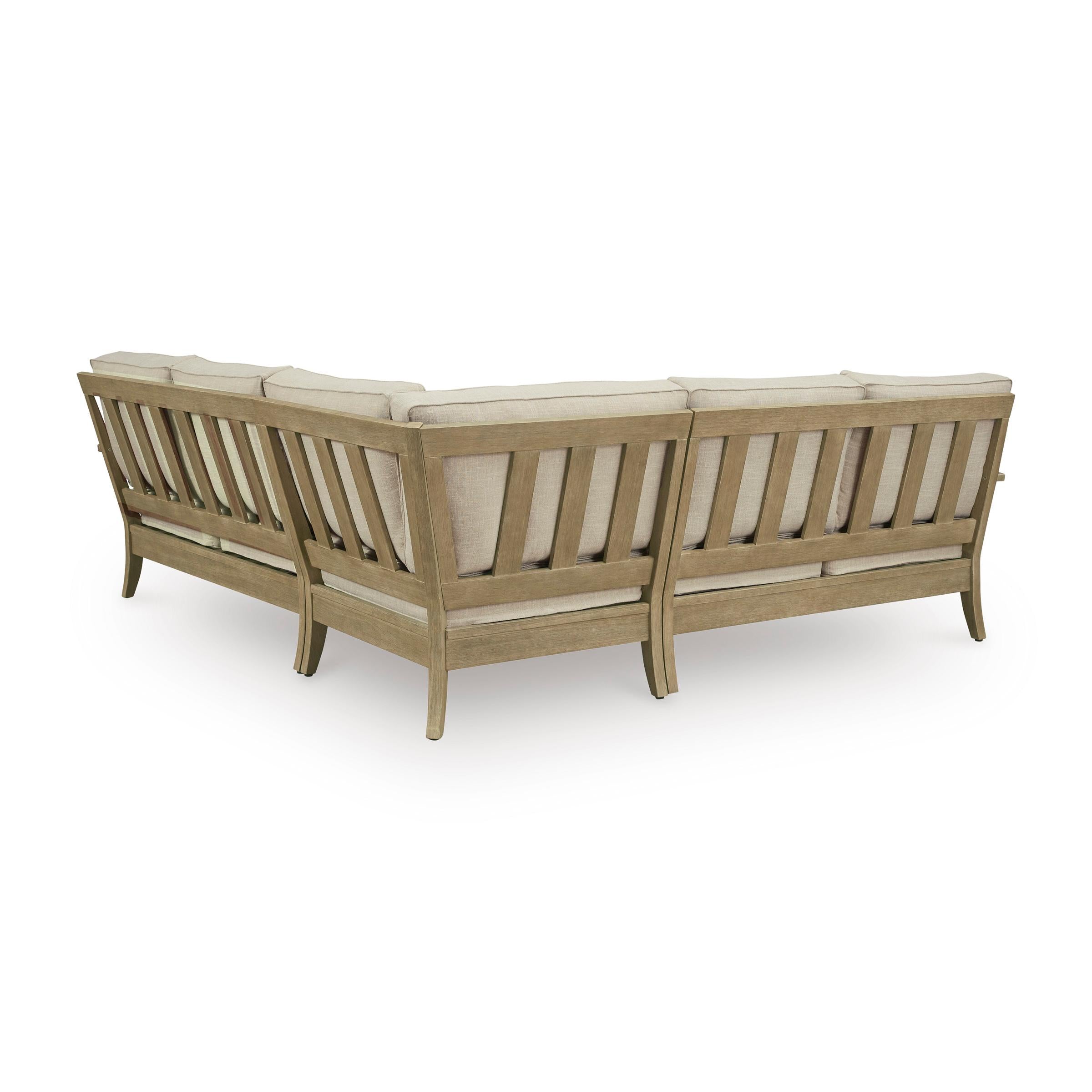  Signature Design by Ashley Clare View P801P10 3 pc Outdoor Sectional IMAGE 2