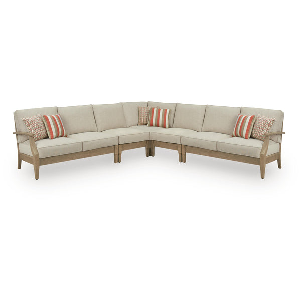 Signature Design by Ashley Clare View P801P12 5 pc Outdoor Sectional