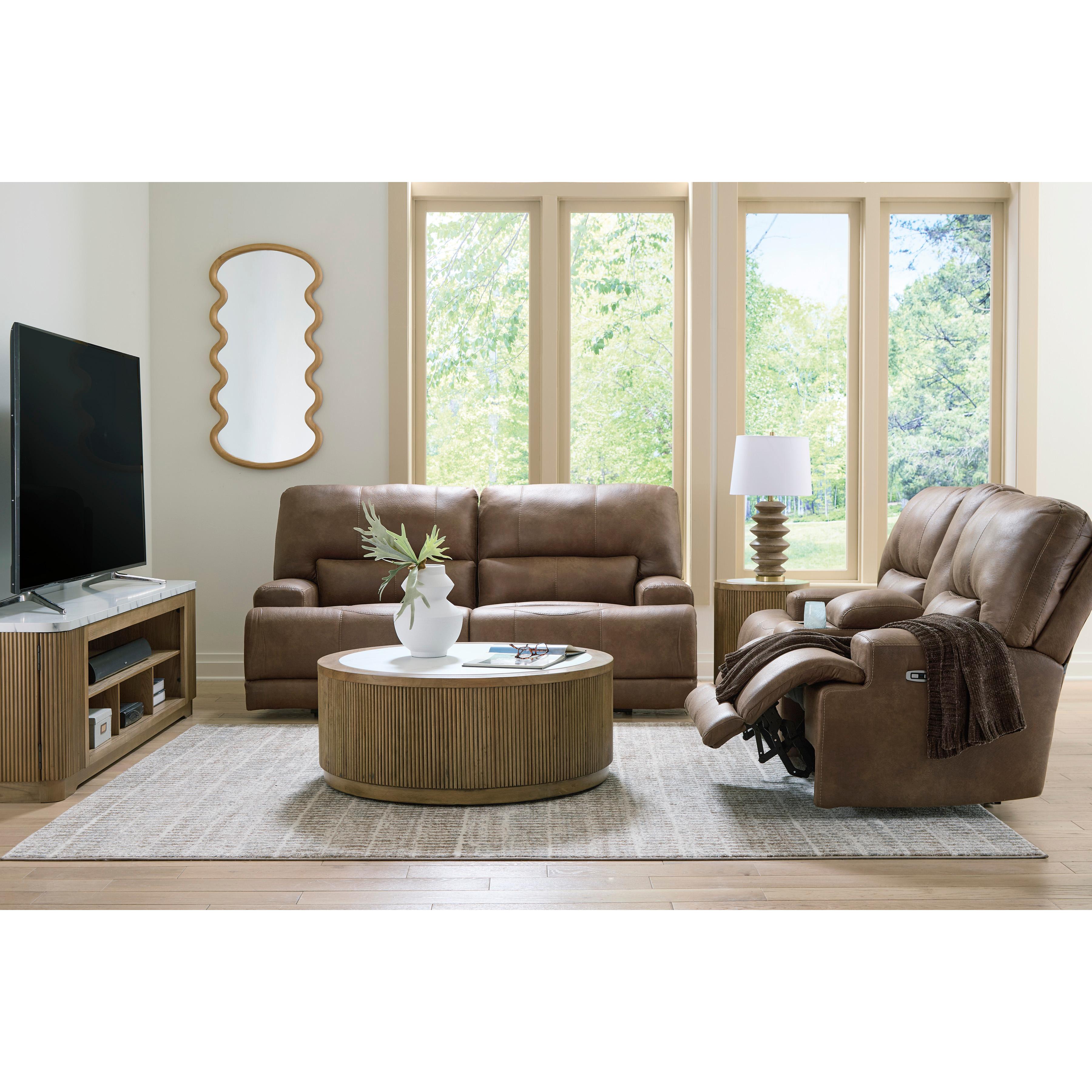  Signature Design by Ashley Beckley Place PC9180218 Power Reclining Loveseat with Console and Adjustable Headrest IMAGE 16