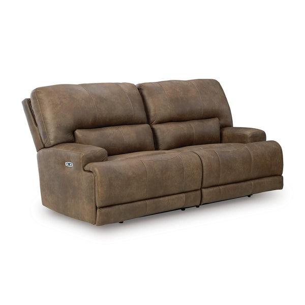 Signature Design by Ashley Beckley Place PC9180247 2 Seat Power Reclining Sofa with Adjustable Headrest