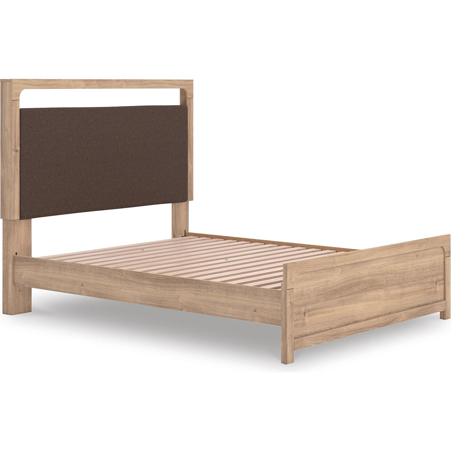  Size_Queen --  Signature Design by Ashley Kinlanni Upholstered Platform Bed IMAGE 2
