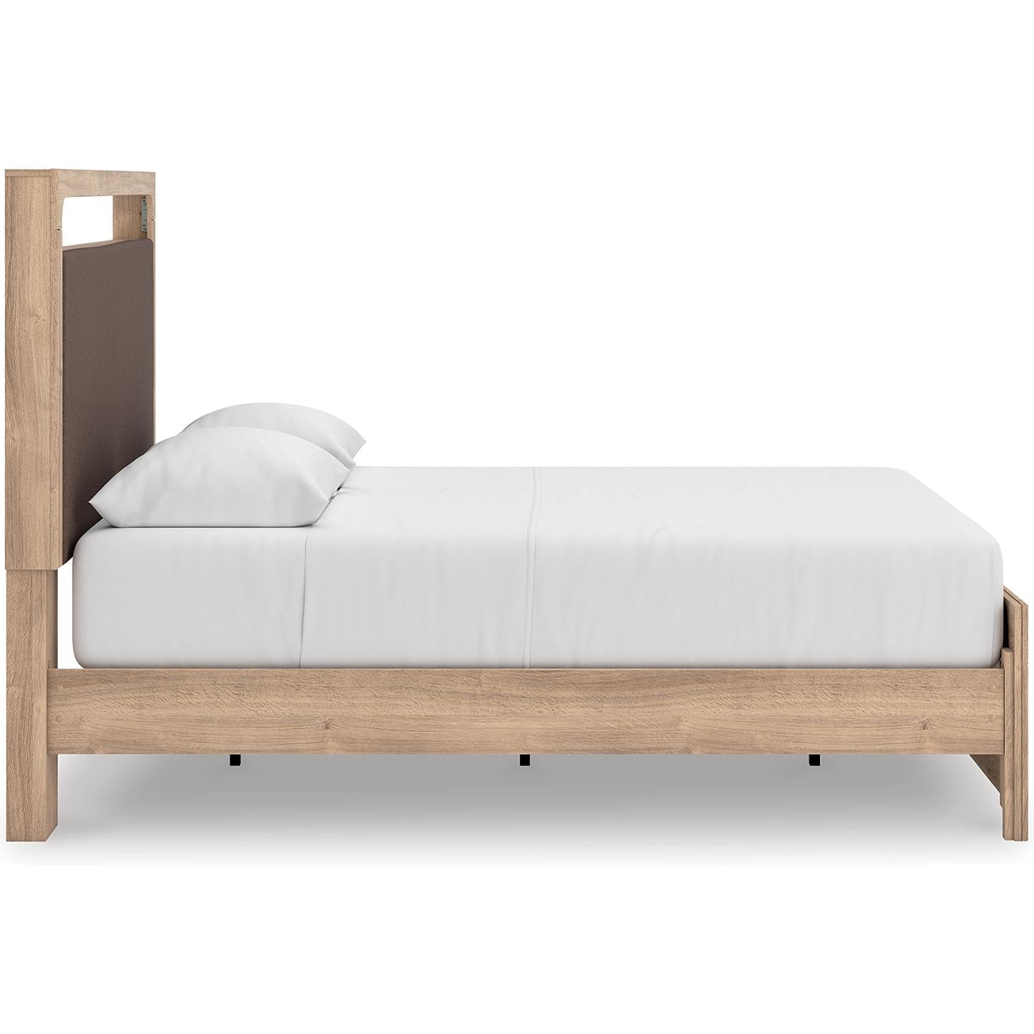  Size_Queen --  Signature Design by Ashley Kinlanni Upholstered Platform Bed IMAGE 5