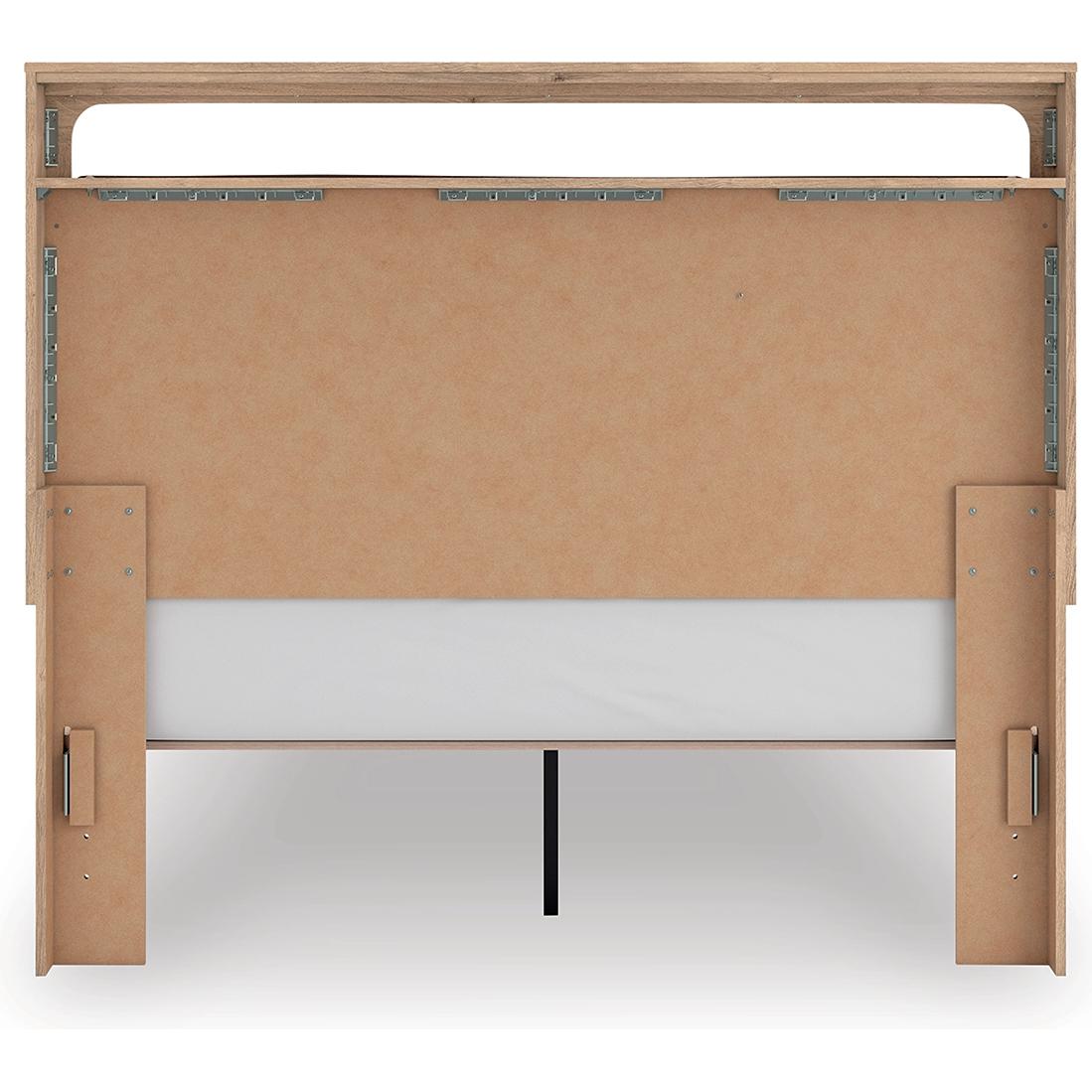  Size_Queen --  Signature Design by Ashley Kinlanni Upholstered Platform Bed IMAGE 6