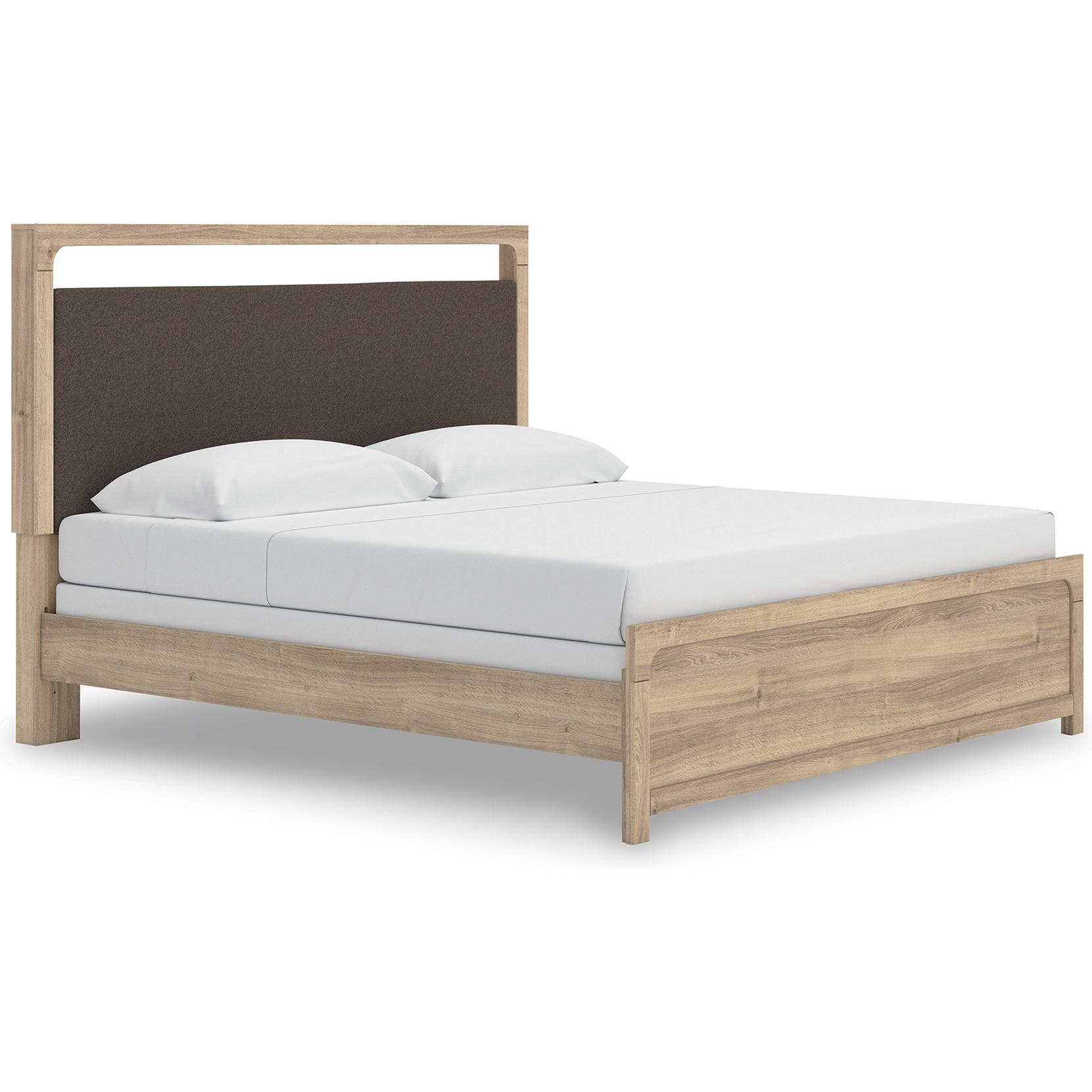  Size_King --  Kinlanni PCB1360B15 King Upholstered Panel Bed IMAGE 1