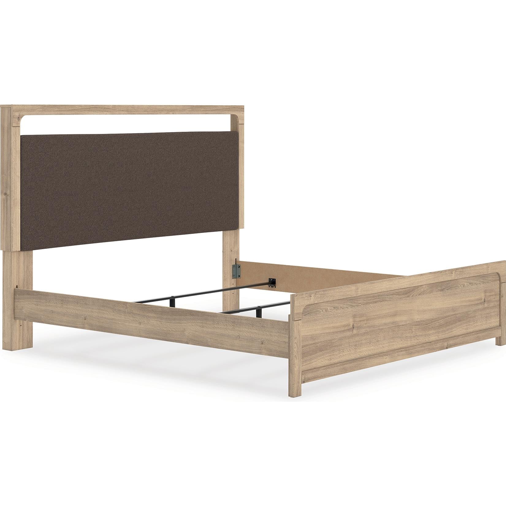  Size_King --  Kinlanni PCB1360B15 King Upholstered Panel Bed IMAGE 2