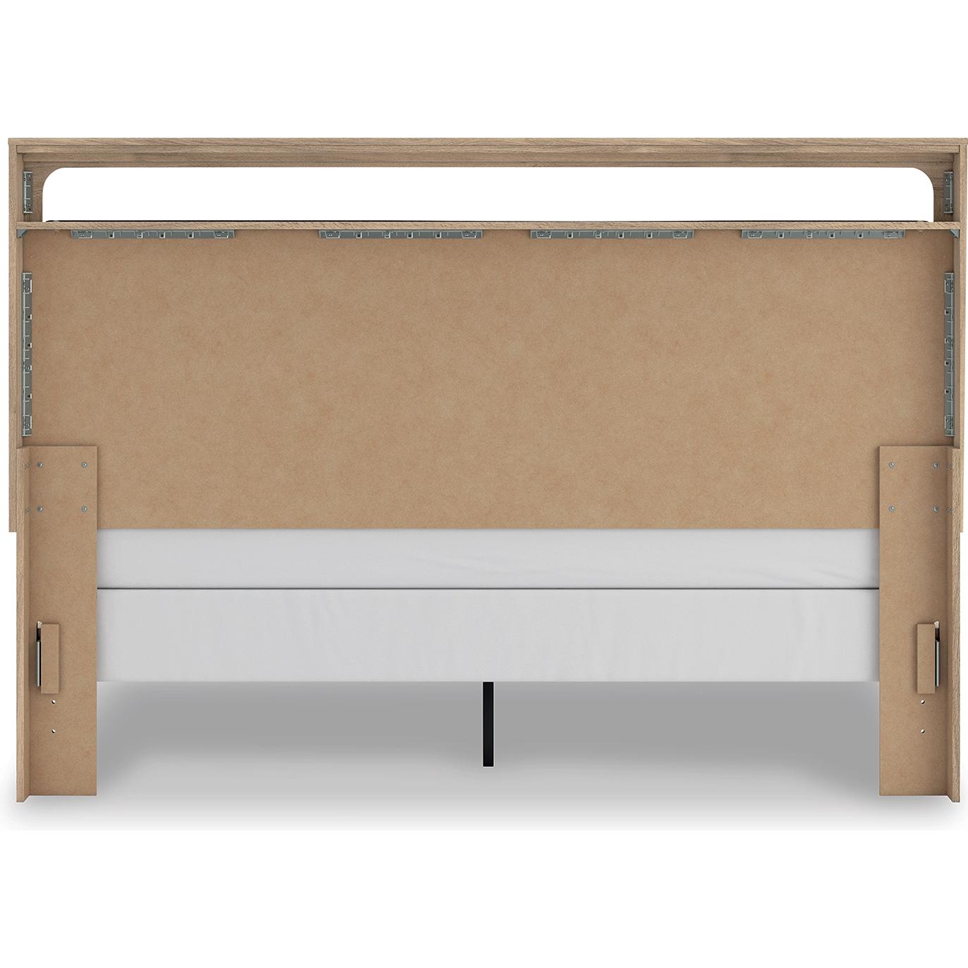  Size_King --  Kinlanni PCB1360B15 King Upholstered Panel Bed IMAGE 6