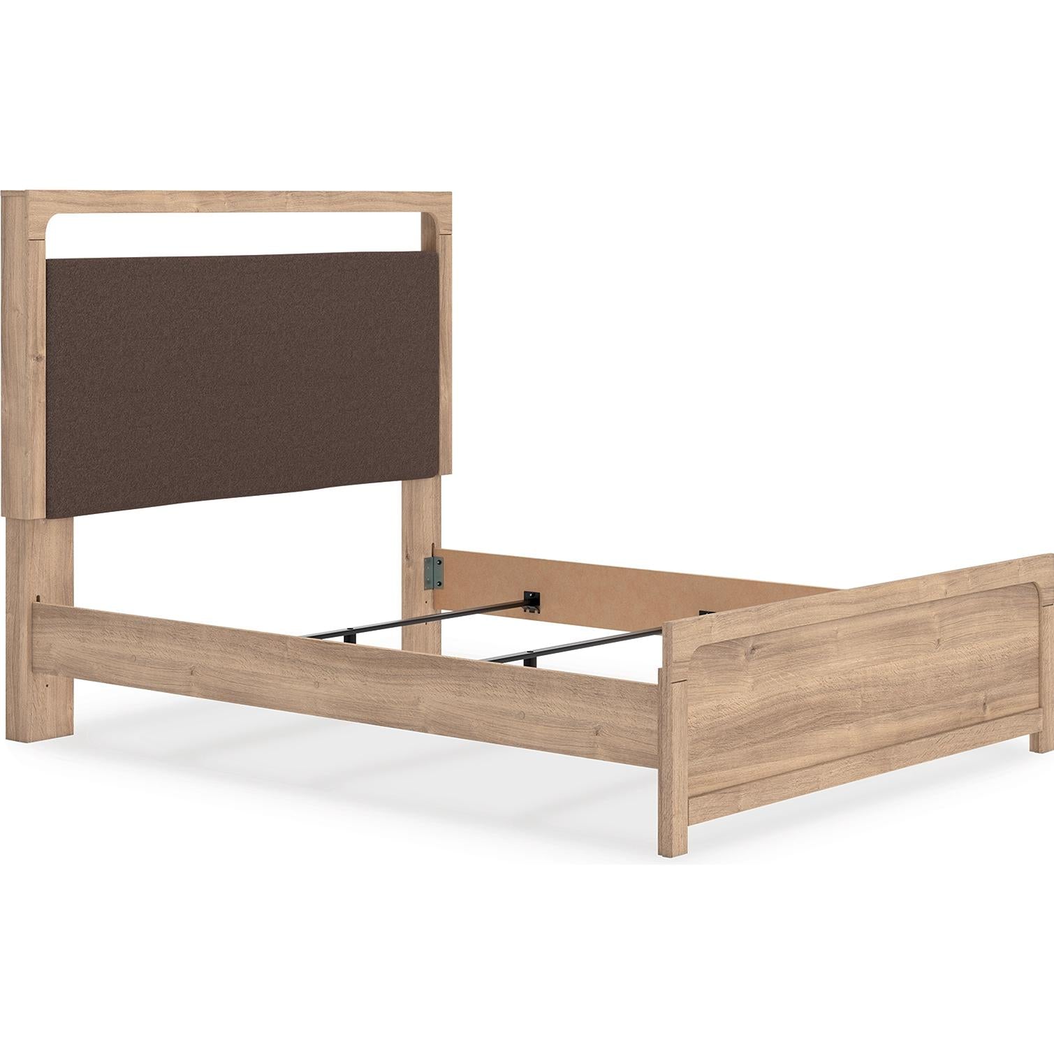  Size_Queen --  Signature Design by Ashley Kinlanni Upholstered Panel Bed IMAGE 2
