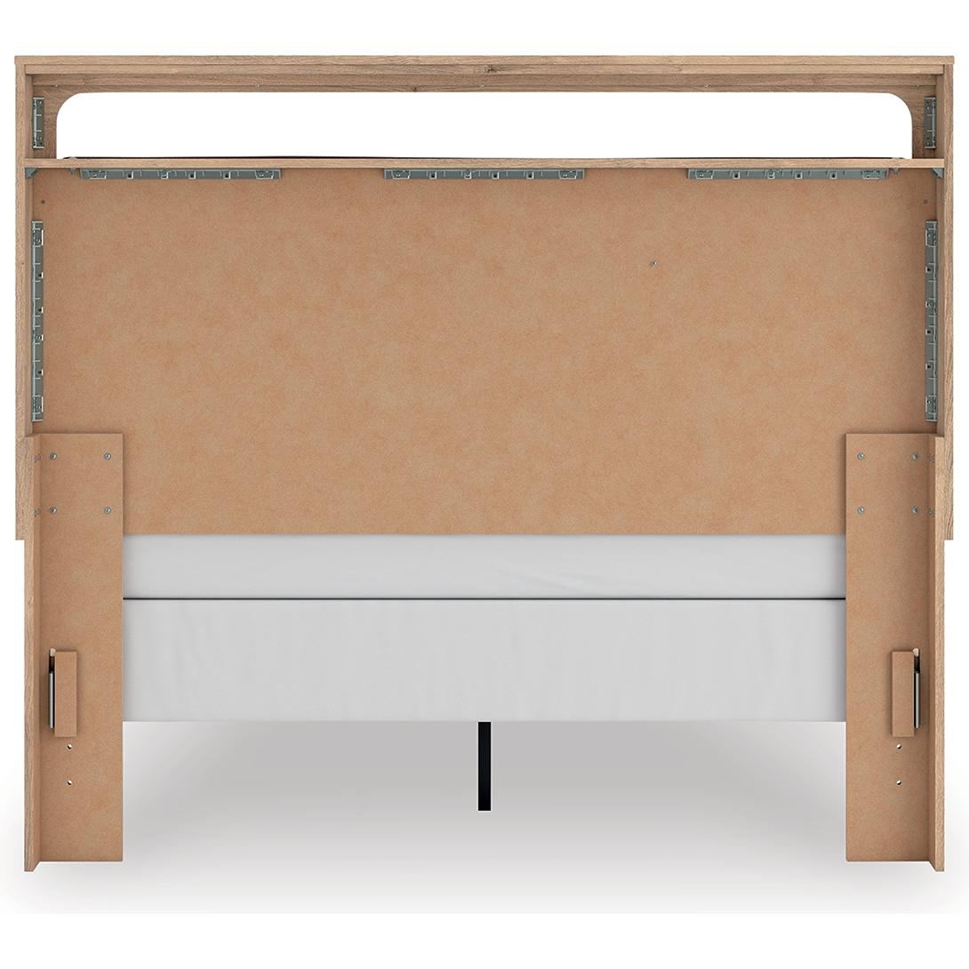  Size_Queen --  Signature Design by Ashley Kinlanni Upholstered Panel Bed IMAGE 6