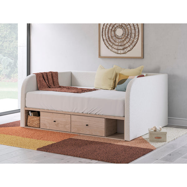 Signature Design by Ashley Arloster PCB1566B11 Full Upholstered Day Bed with Storage
