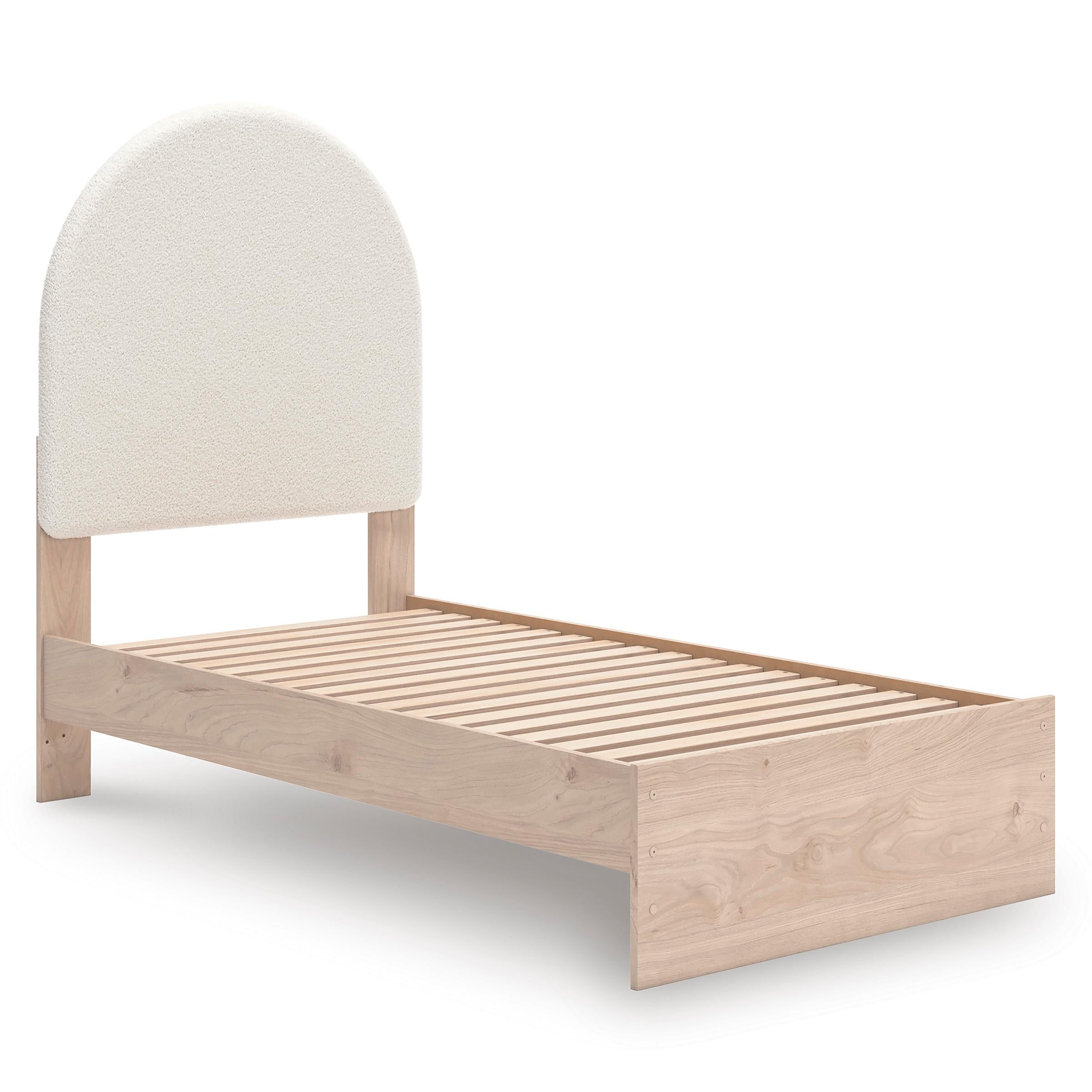  Size_Twin --  Signature Design by Ashley Arloster Upholstered Panel Bed IMAGE 6