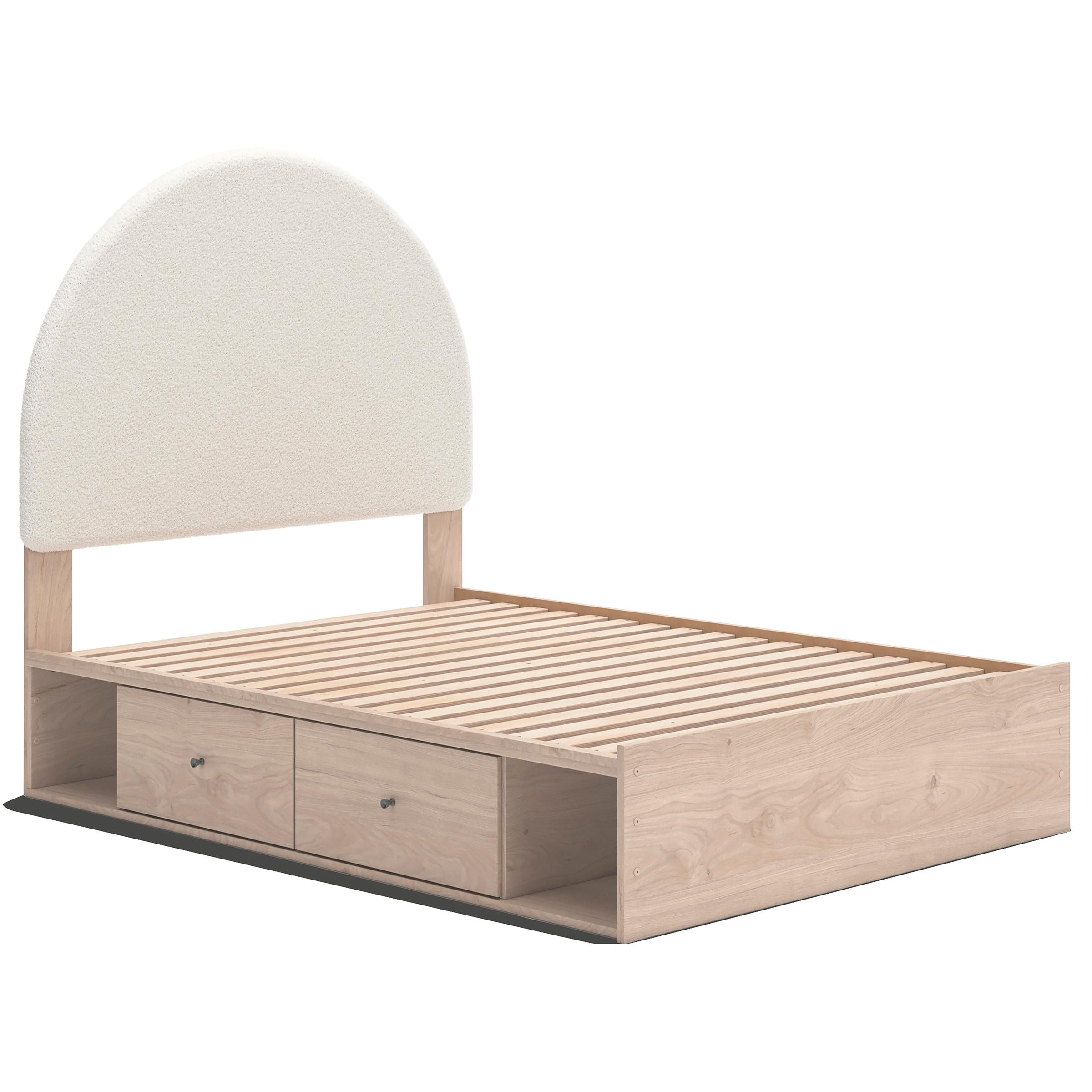  Size_Full --  Arloster PCB1566B5 Full Upholstered Panel Bed with Storage IMAGE 6