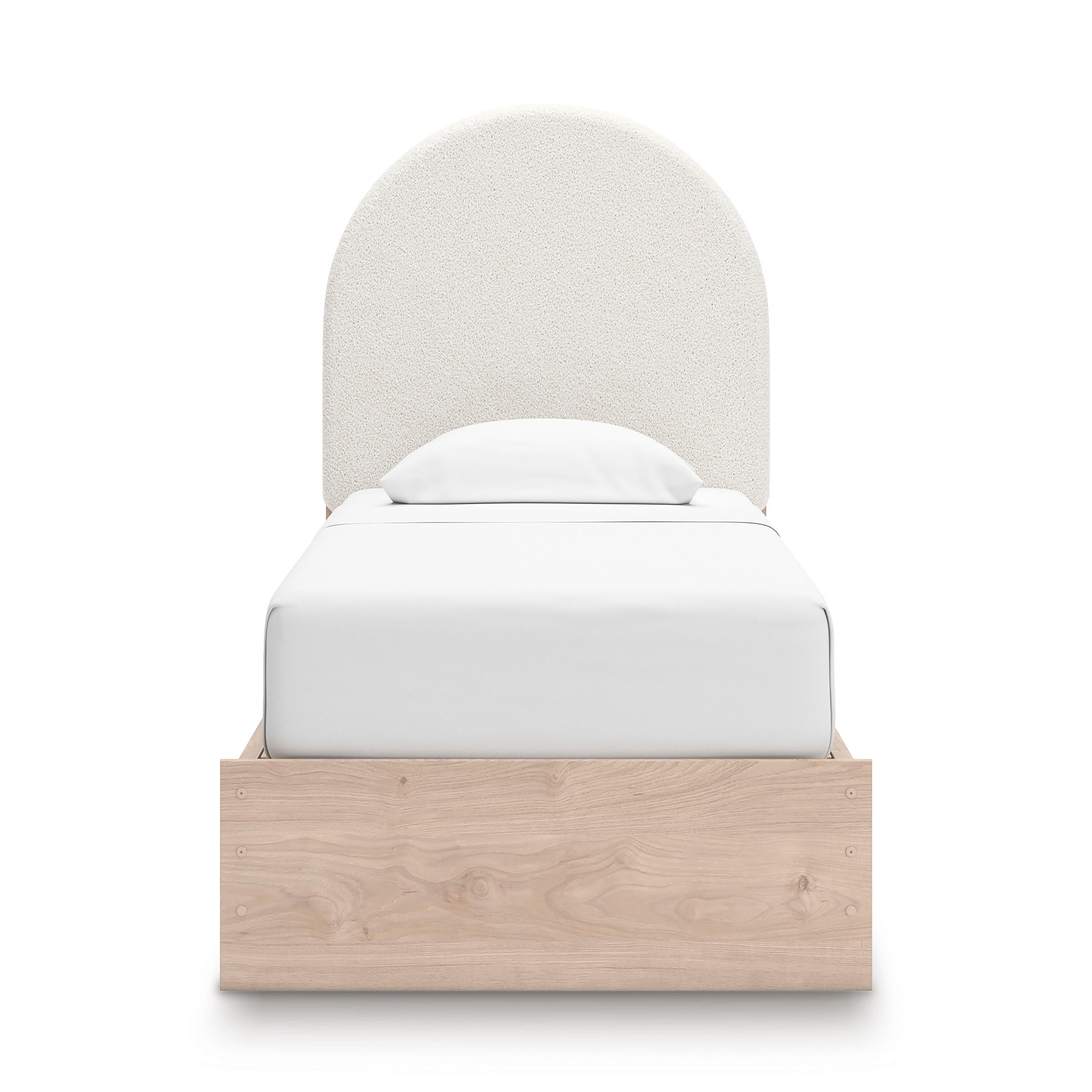  Size_Twin --  Signature Design by Ashley Arloster Upholstered Panel Bed with Storage IMAGE 3