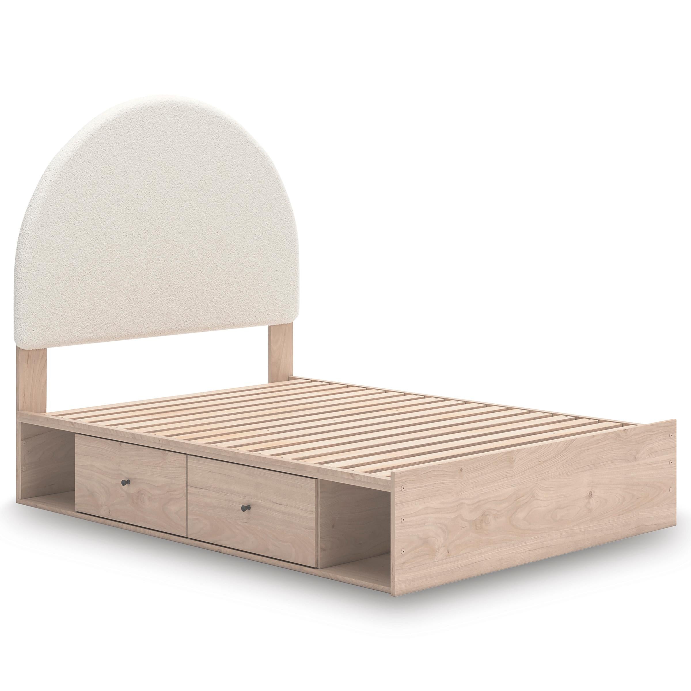  Size_Full --  Arloster PCB1566B7 Full Upholstered Panel Bed with Storage IMAGE 6