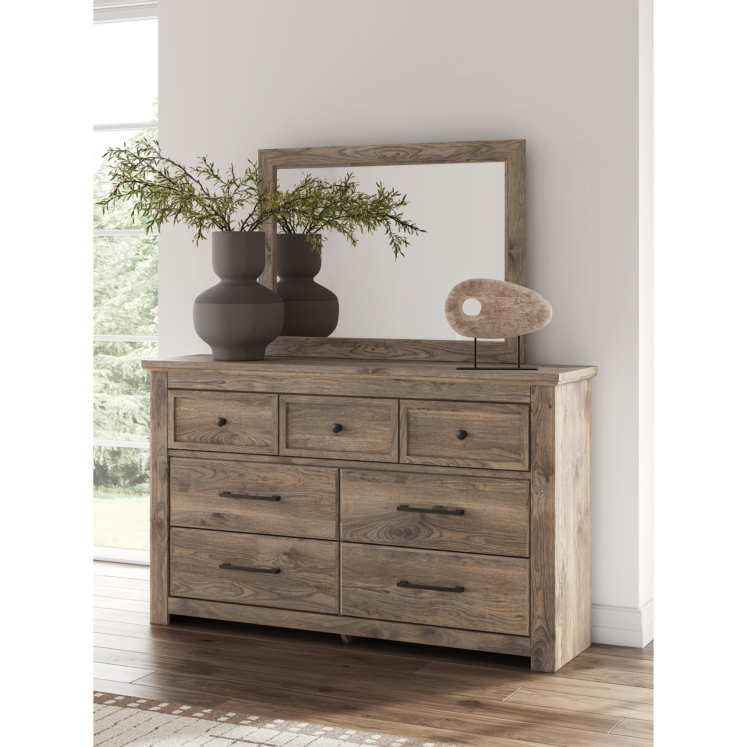  Signature Design by Ashley Rusticott PCB2260B1 Dresser and Mirror IMAGE 6