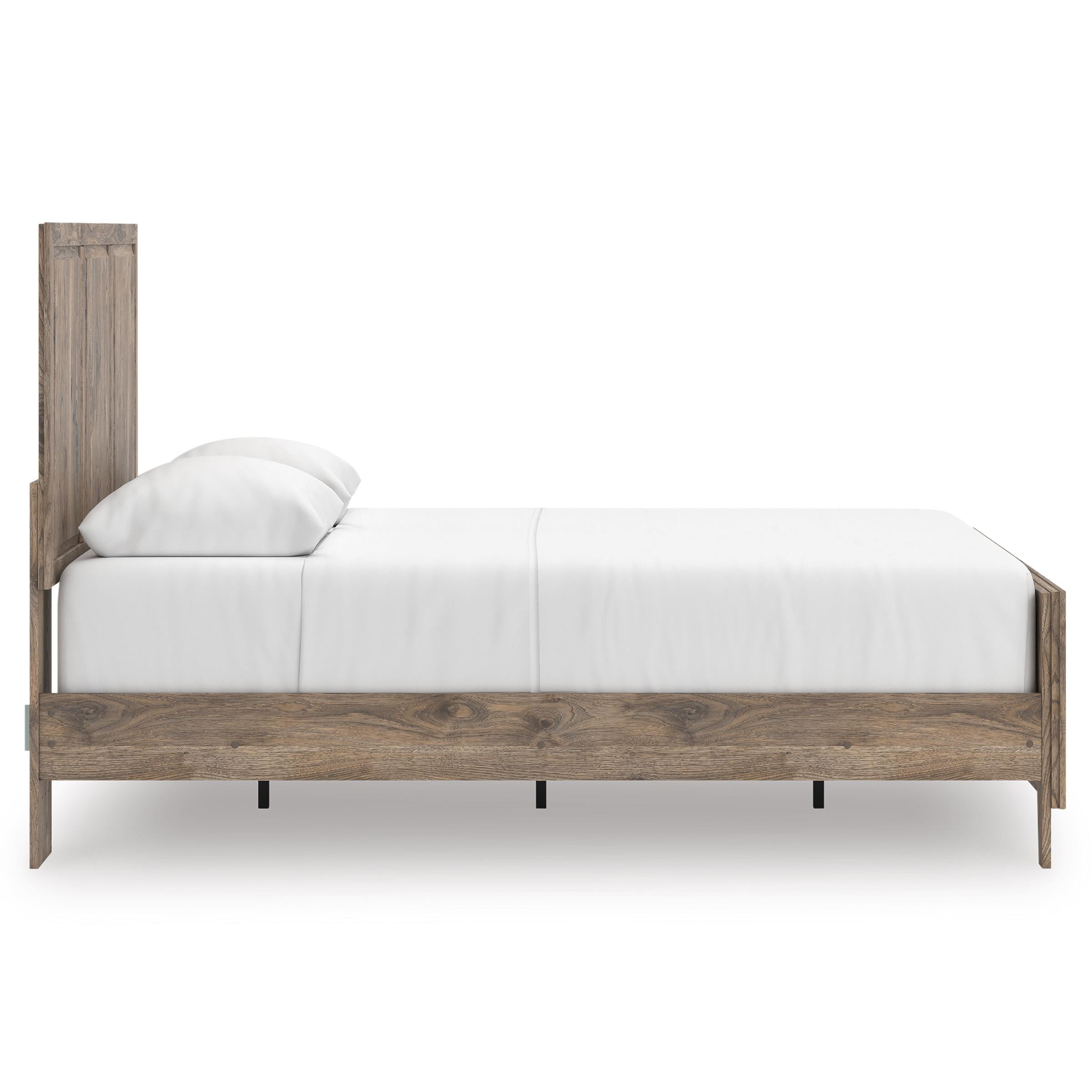  Size_Queen --  Signature Design by Ashley Rusticott Panel Bed IMAGE 3