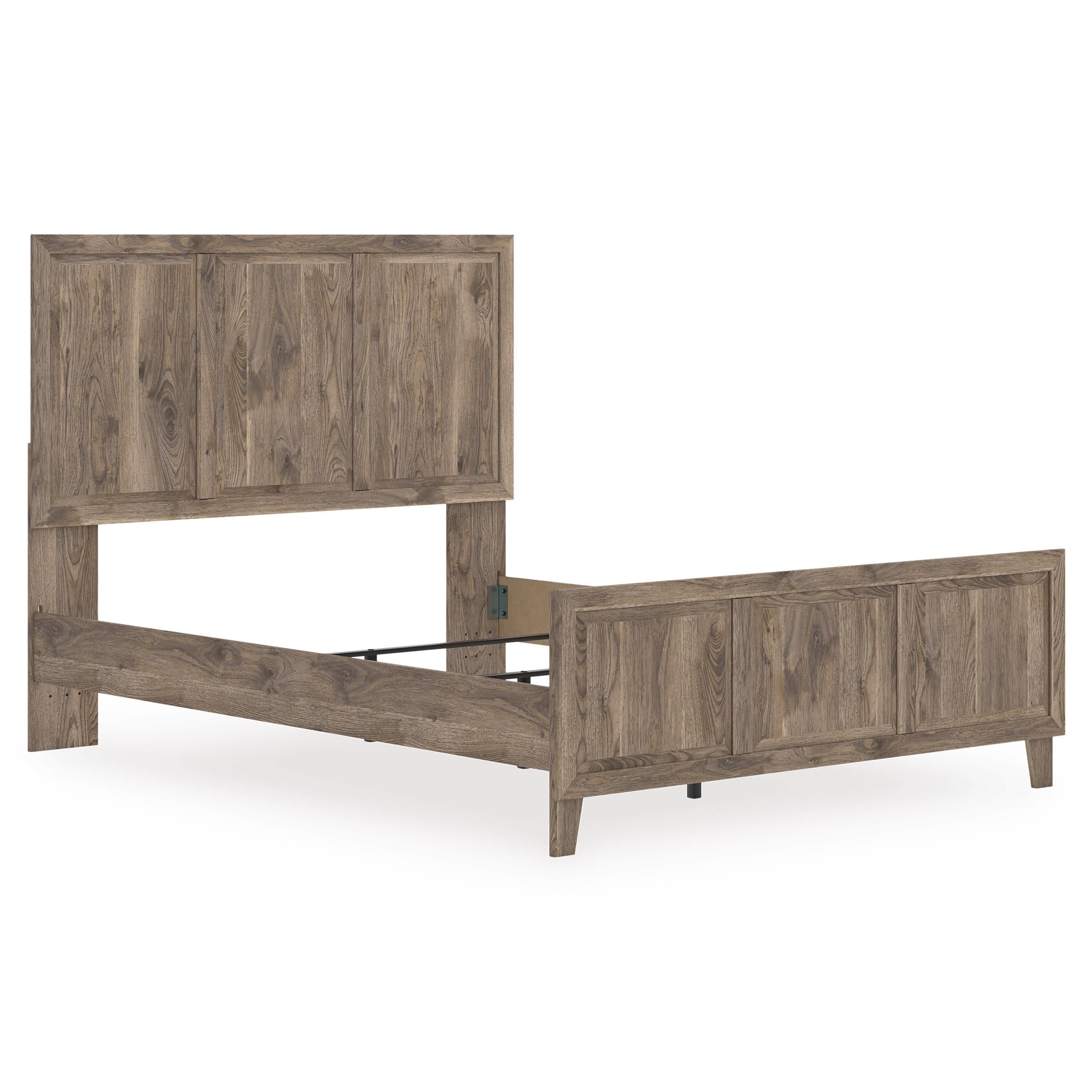  Size_Queen --  Signature Design by Ashley Rusticott Panel Bed IMAGE 5
