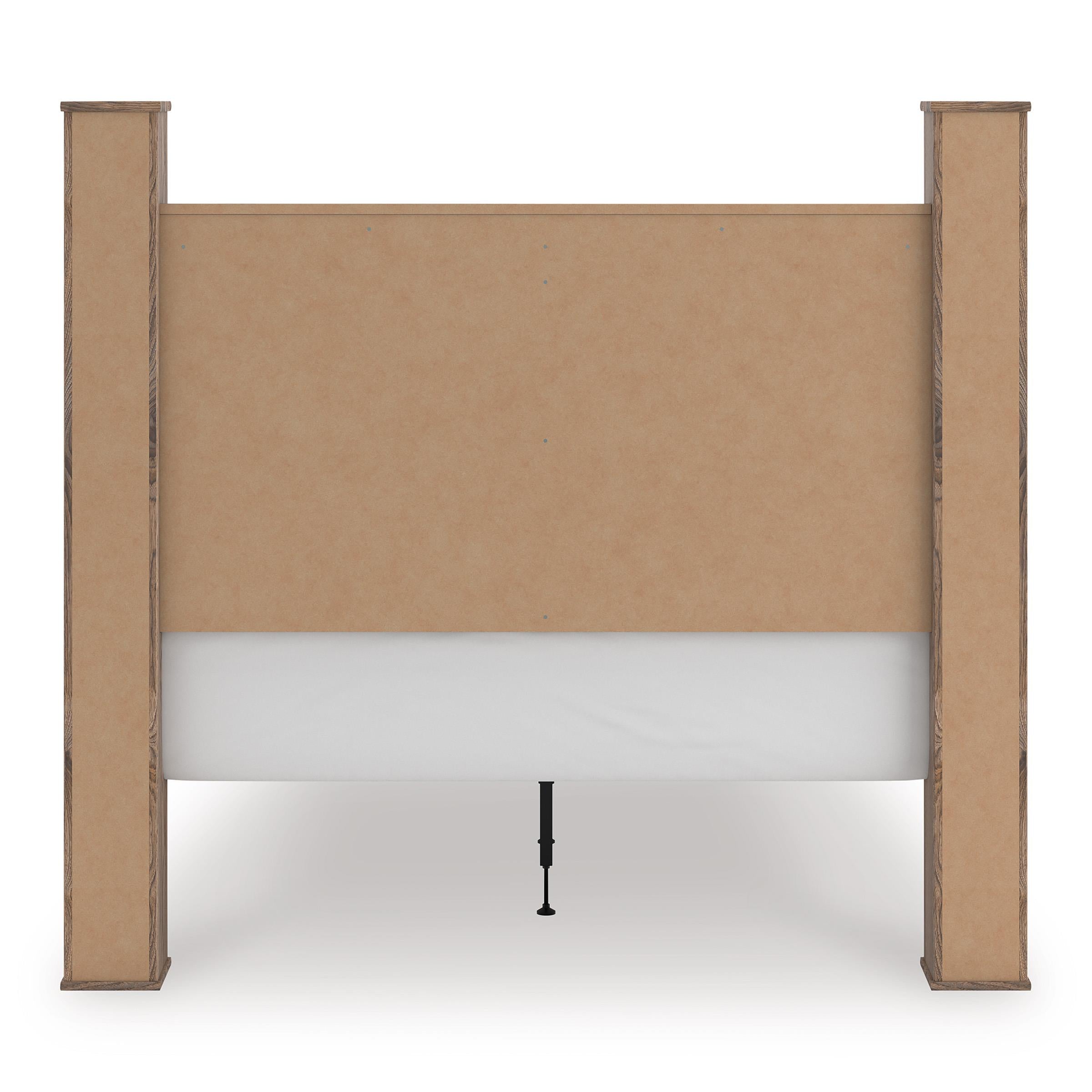  Size_Queen --  Signature Design by Ashley Rusticott Poster Bed IMAGE 4