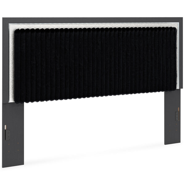 Signature Design by Ashley Zuraleus PCB3380-58 King Upholstered Panel Headboard