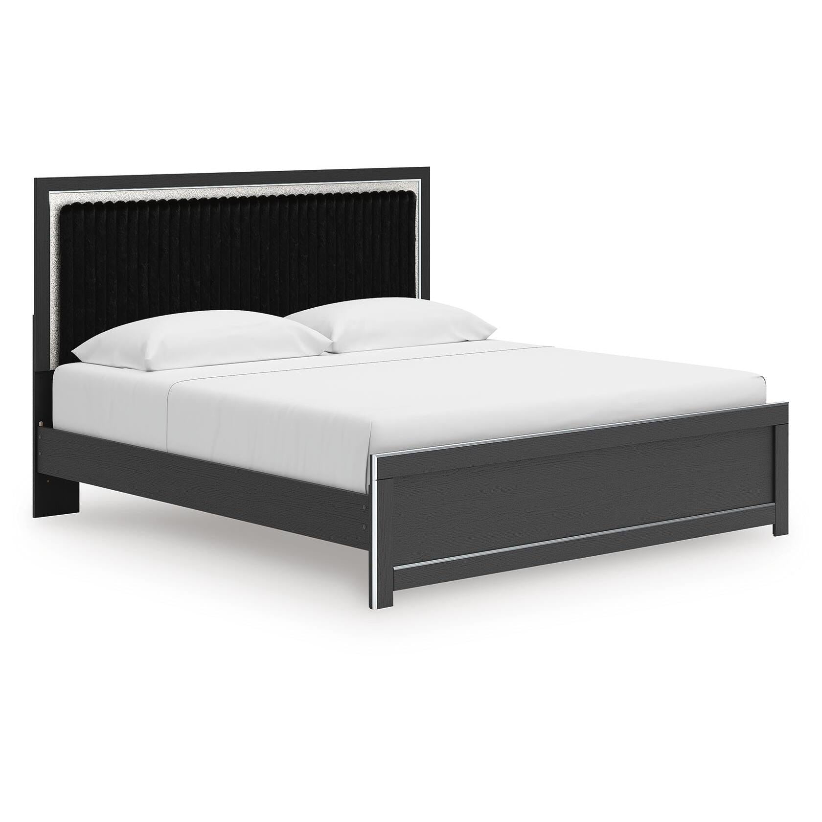  Size_King --  Zuraleus PCB3380B10 King Upholstered Platform Bed IMAGE 1