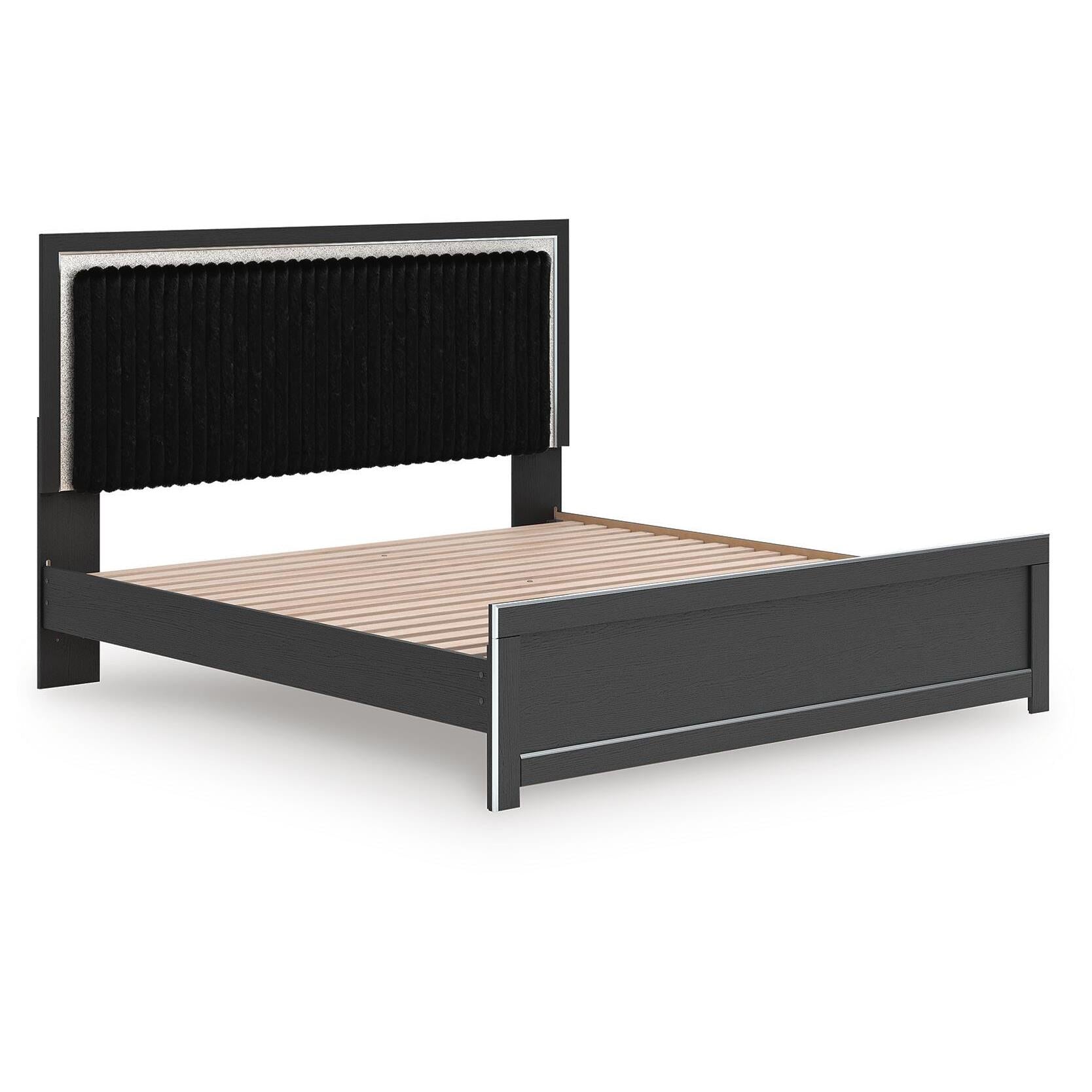  Size_King --  Zuraleus PCB3380B10 King Upholstered Platform Bed IMAGE 3