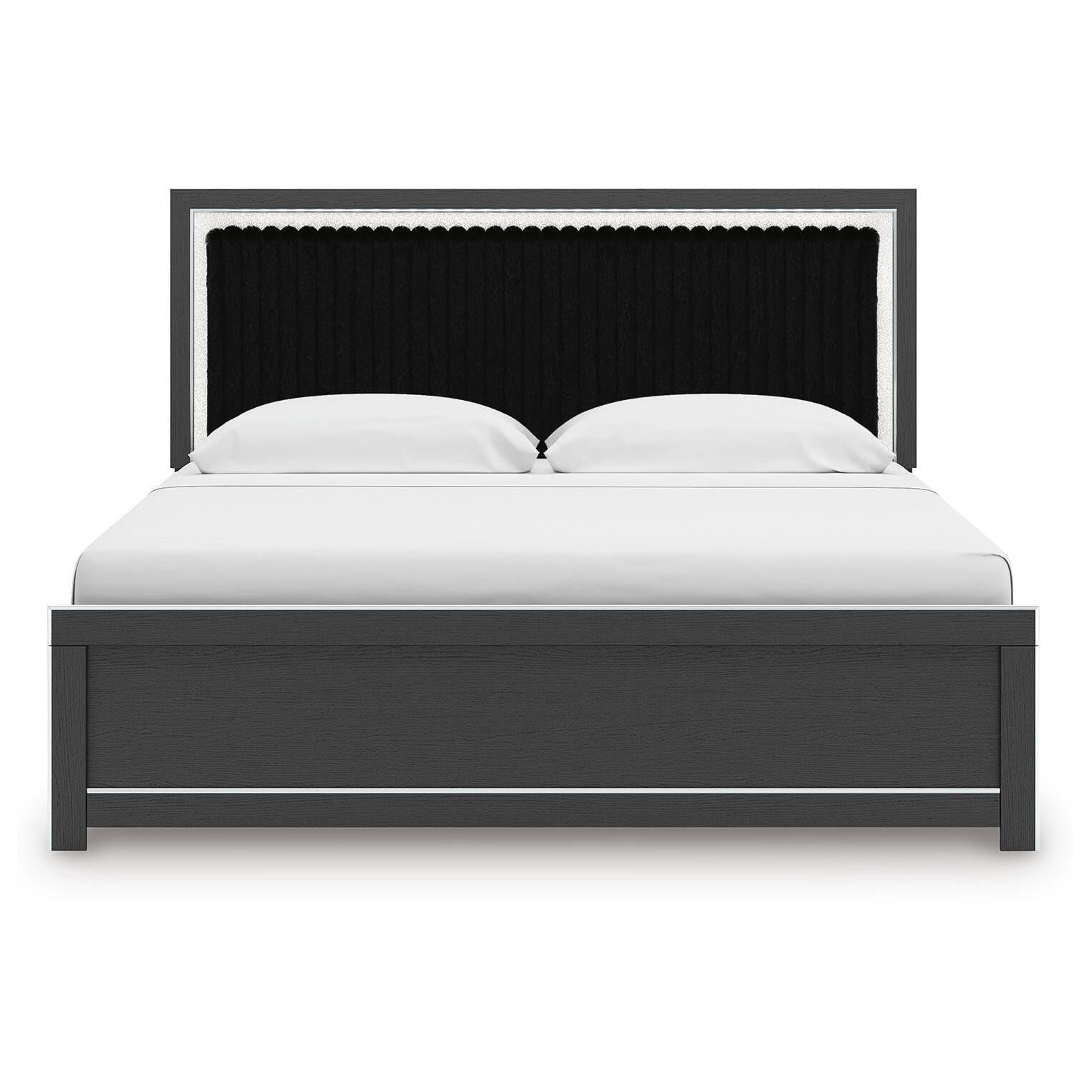  Size_King --  Zuraleus PCB3380B10 King Upholstered Platform Bed IMAGE 5