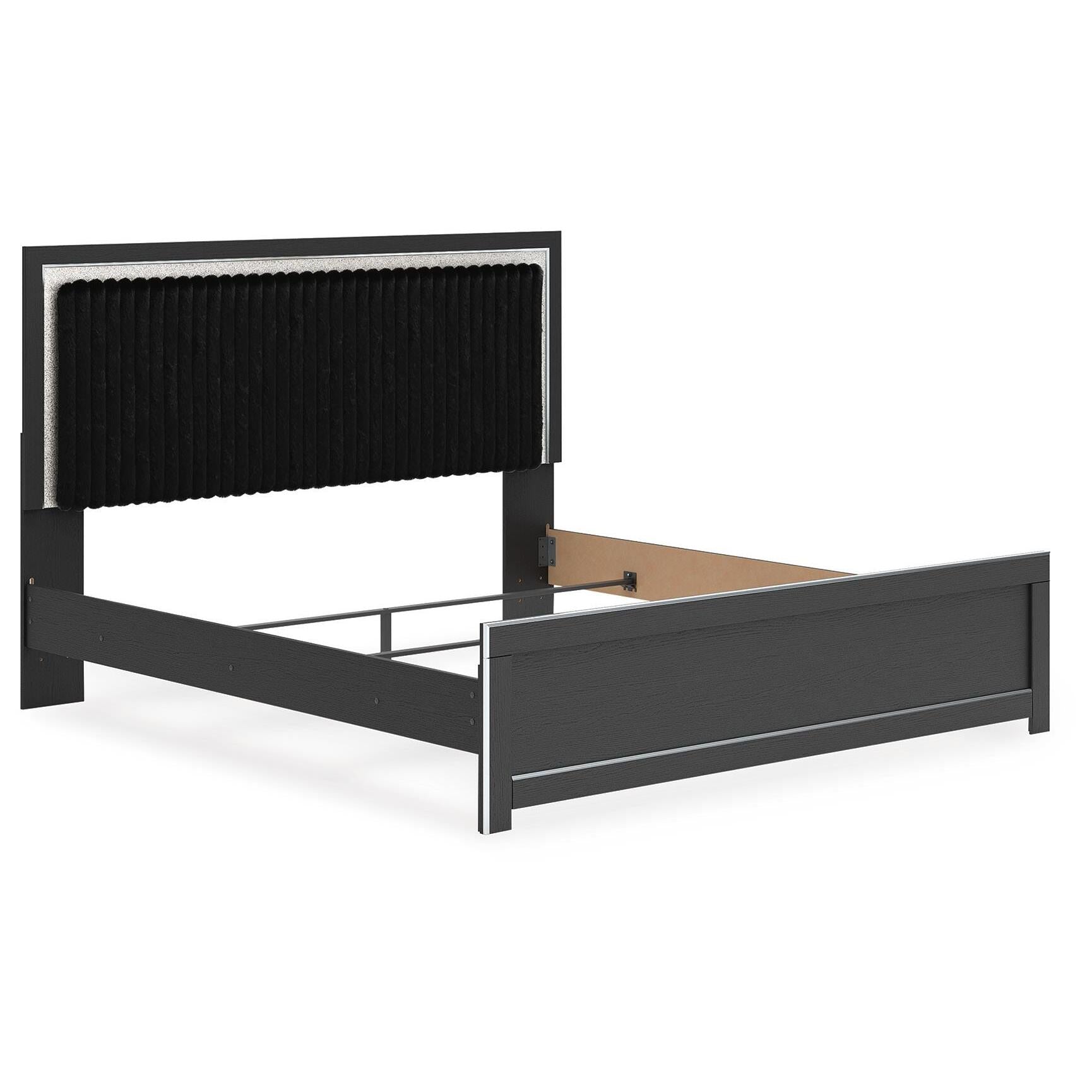  Size_King --  Zuraleus PCB3380B12 King Upholstered Panel Bed IMAGE 3