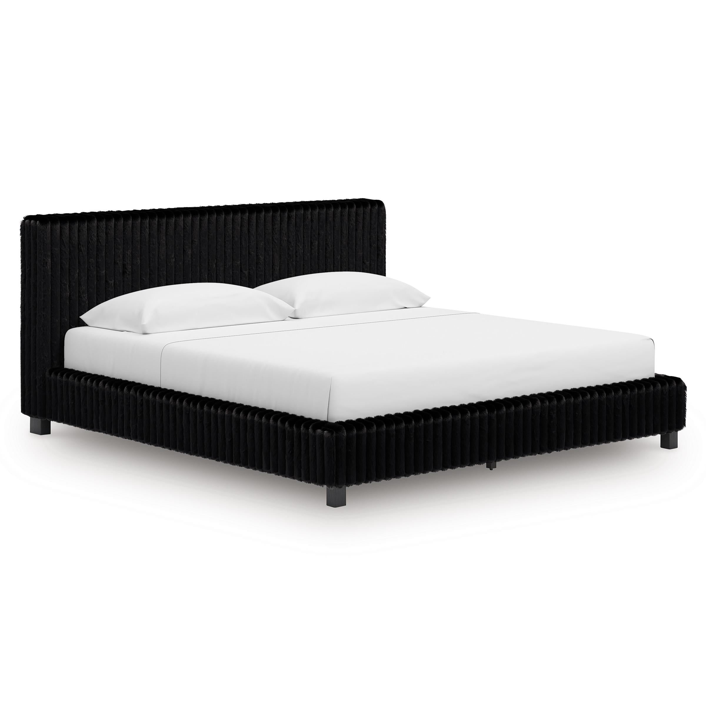  Size_King --  Zuraleus PCB3380B13 King Upholstered Bed IMAGE 1