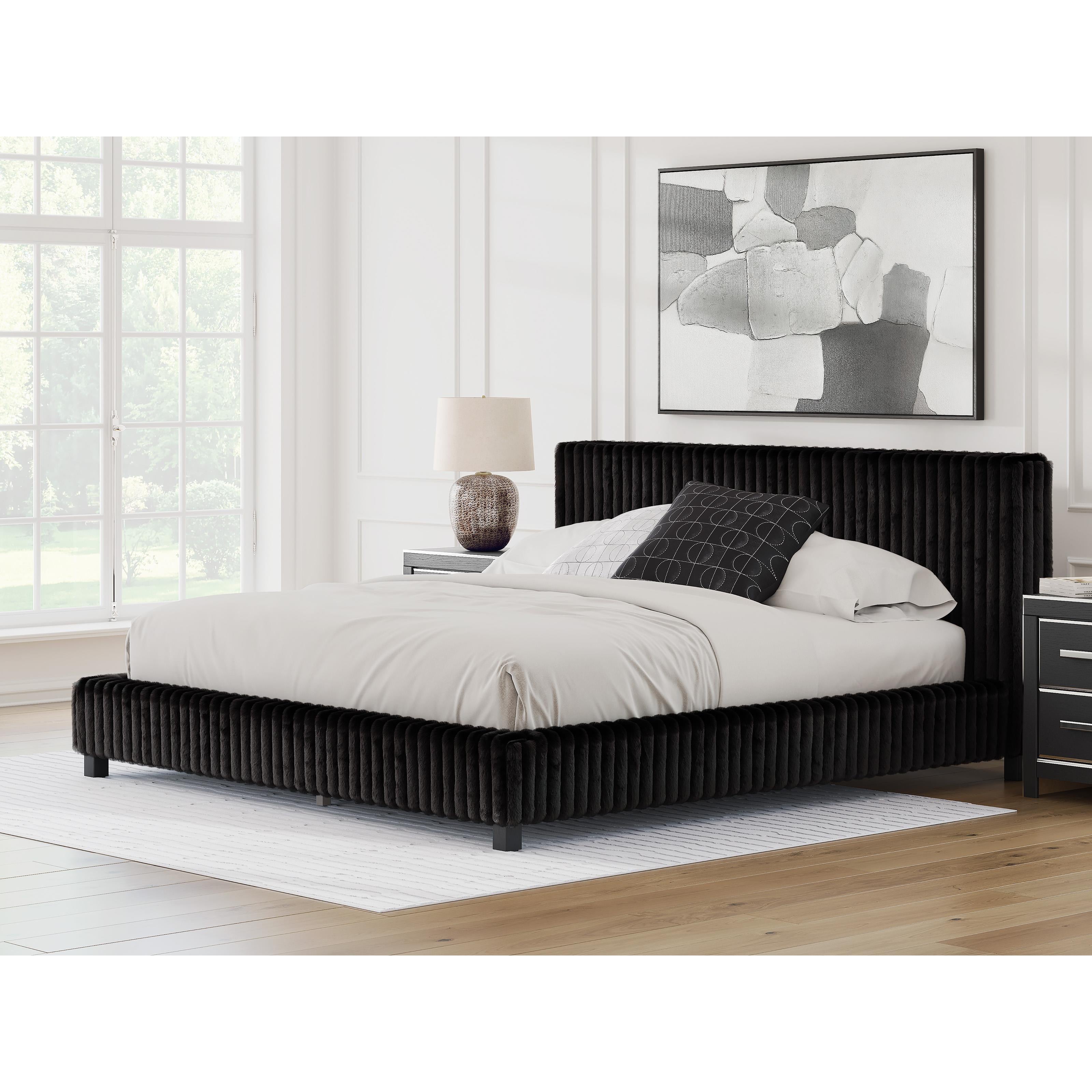  Size_King --  Zuraleus PCB3380B13 King Upholstered Bed IMAGE 6