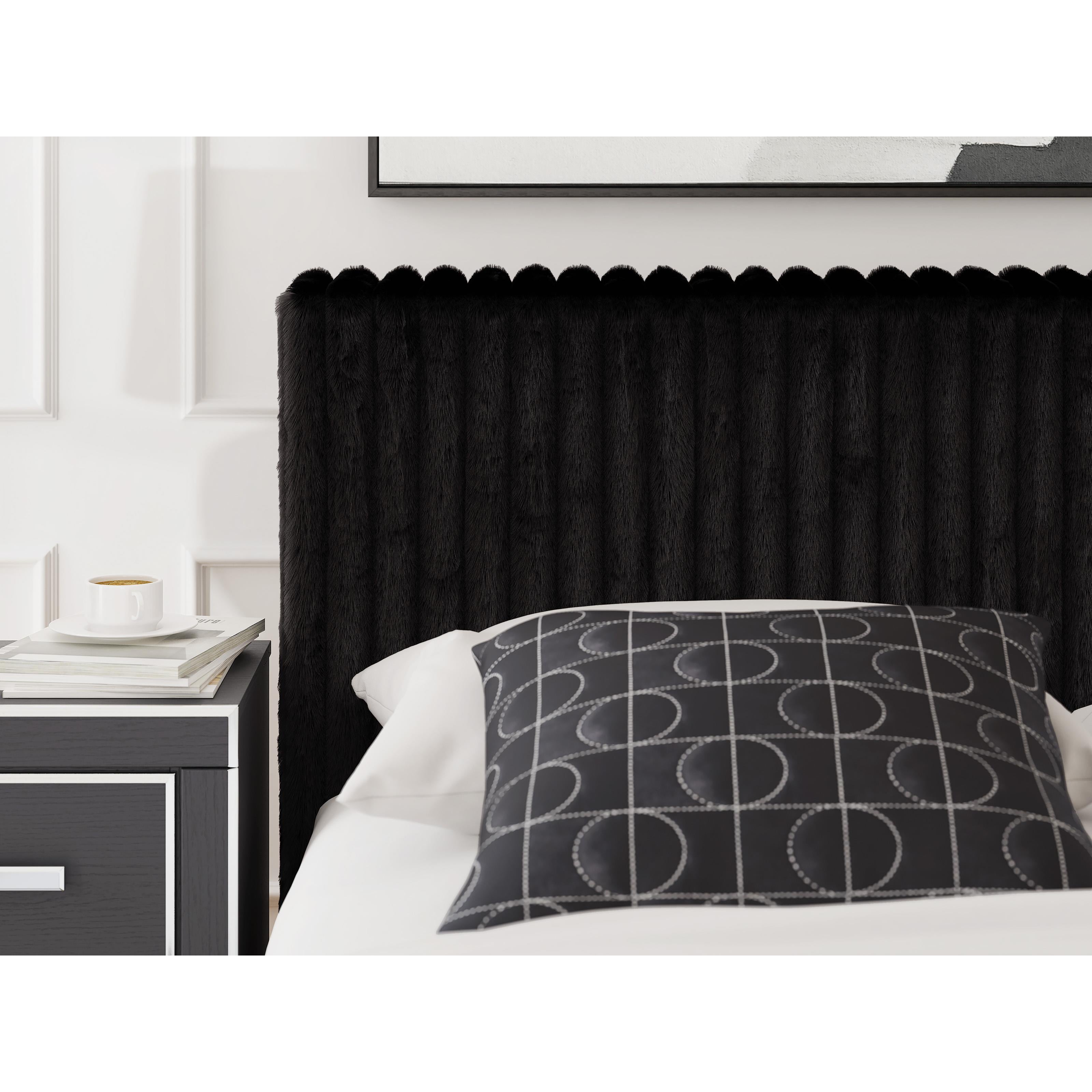  Size_King --  Zuraleus PCB3380B13 King Upholstered Bed IMAGE 7