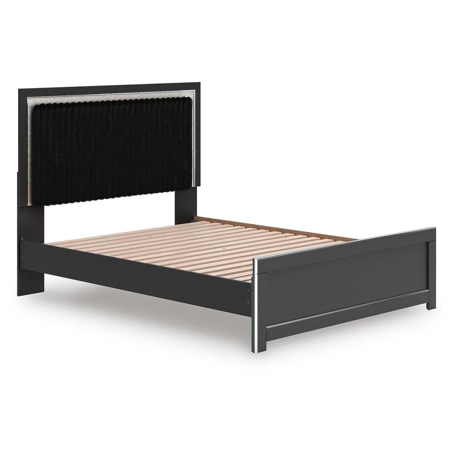  Size_Queen --  Signature Design by Ashley Zuraleus Upholstered Platform Bed IMAGE 3