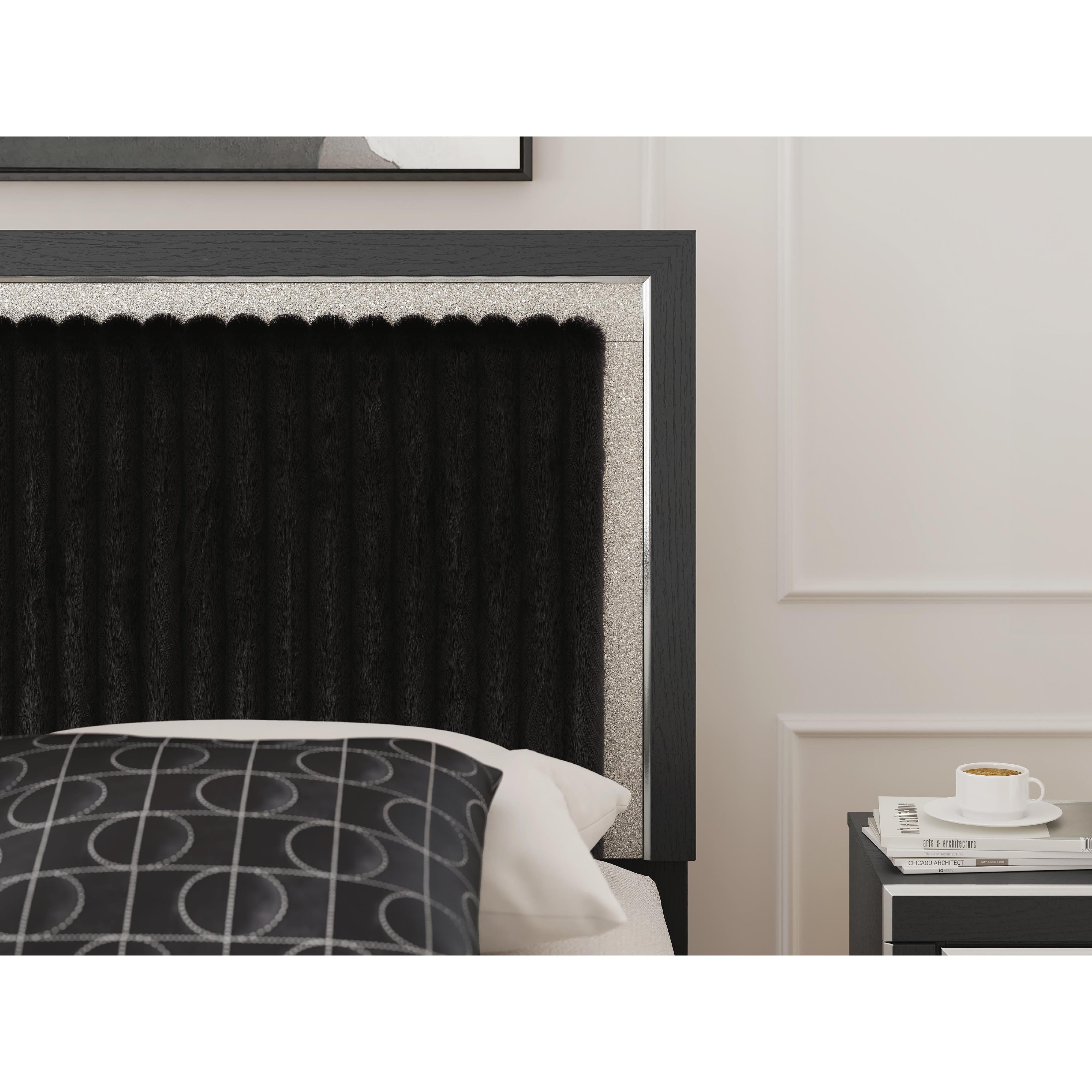  Size_Queen --  Signature Design by Ashley Zuraleus Upholstered Platform Bed IMAGE 7