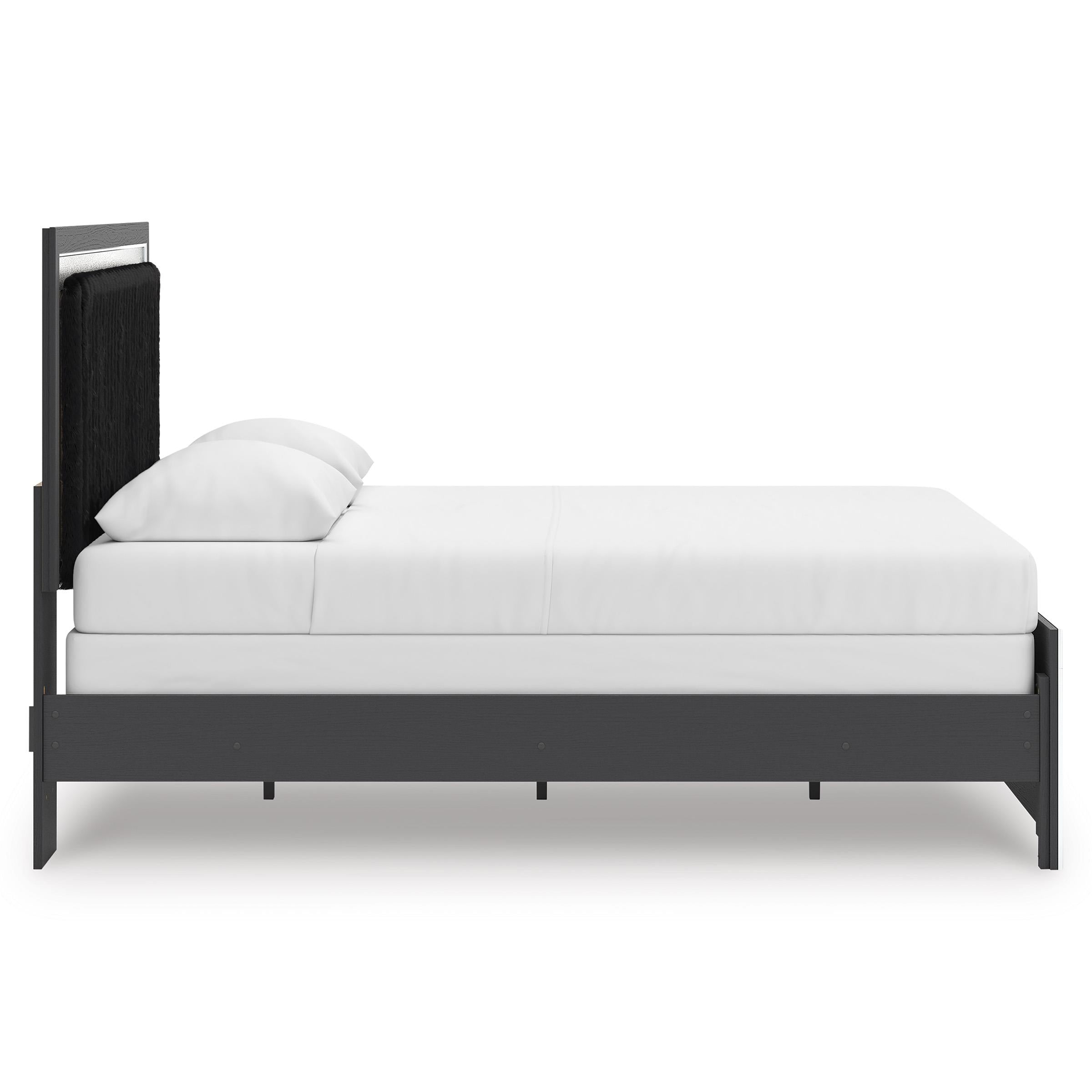  Size_Queen --  Signature Design by Ashley Zuraleus Upholstered Panel Bed IMAGE 3