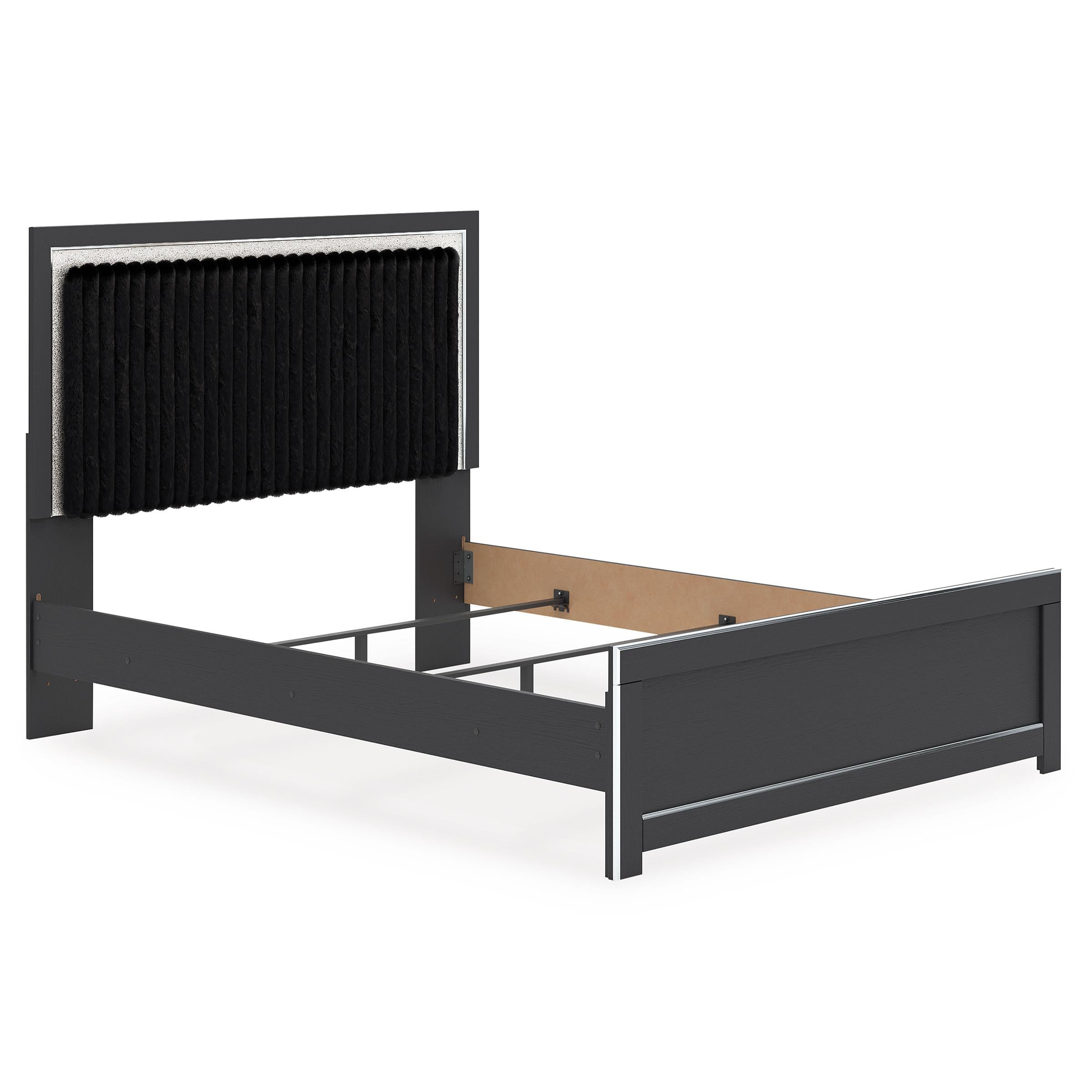  Size_Queen --  Signature Design by Ashley Zuraleus Upholstered Panel Bed IMAGE 5