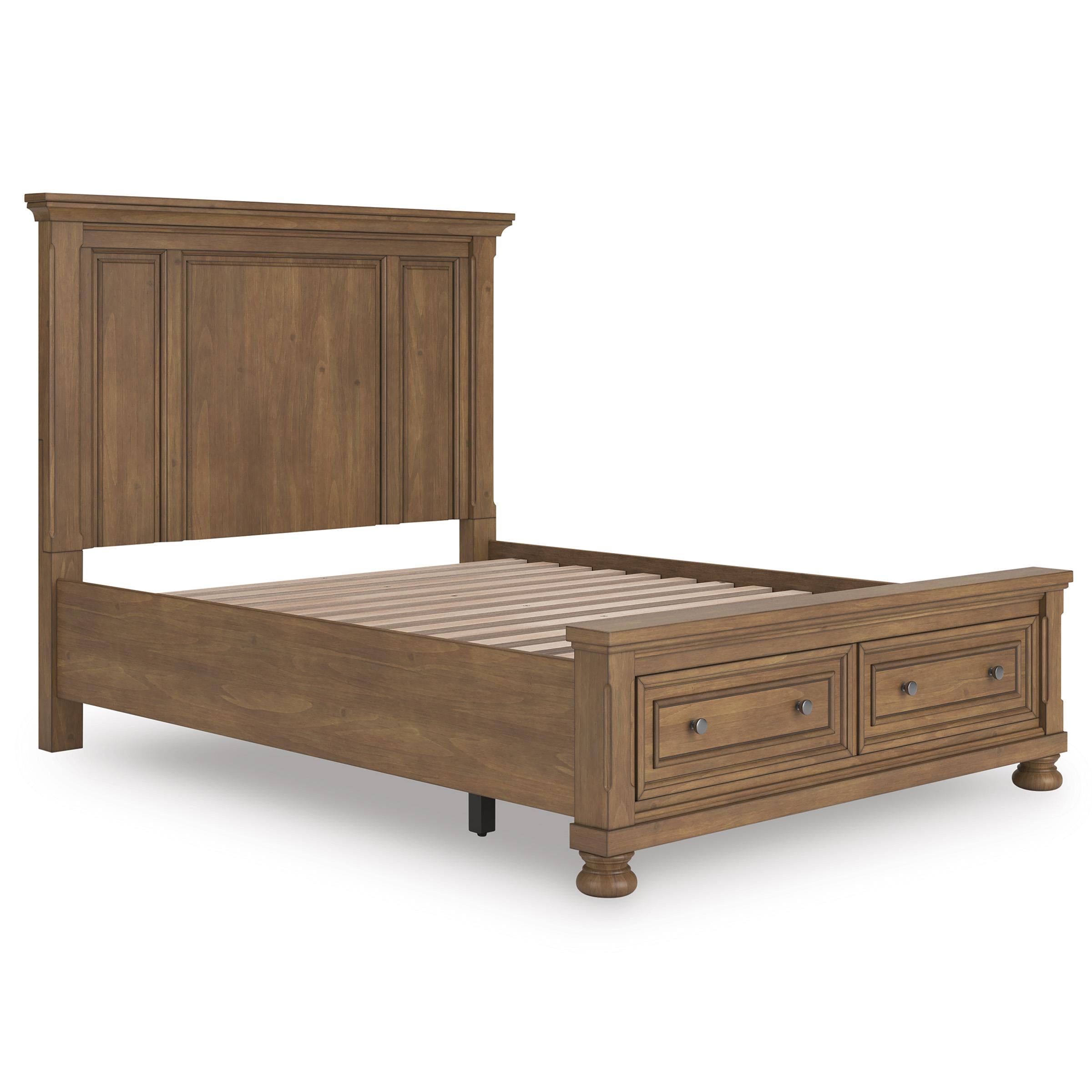  Size_Queen --  Signature Design by Ashley Feddinger Panel Bed with Storage IMAGE 6