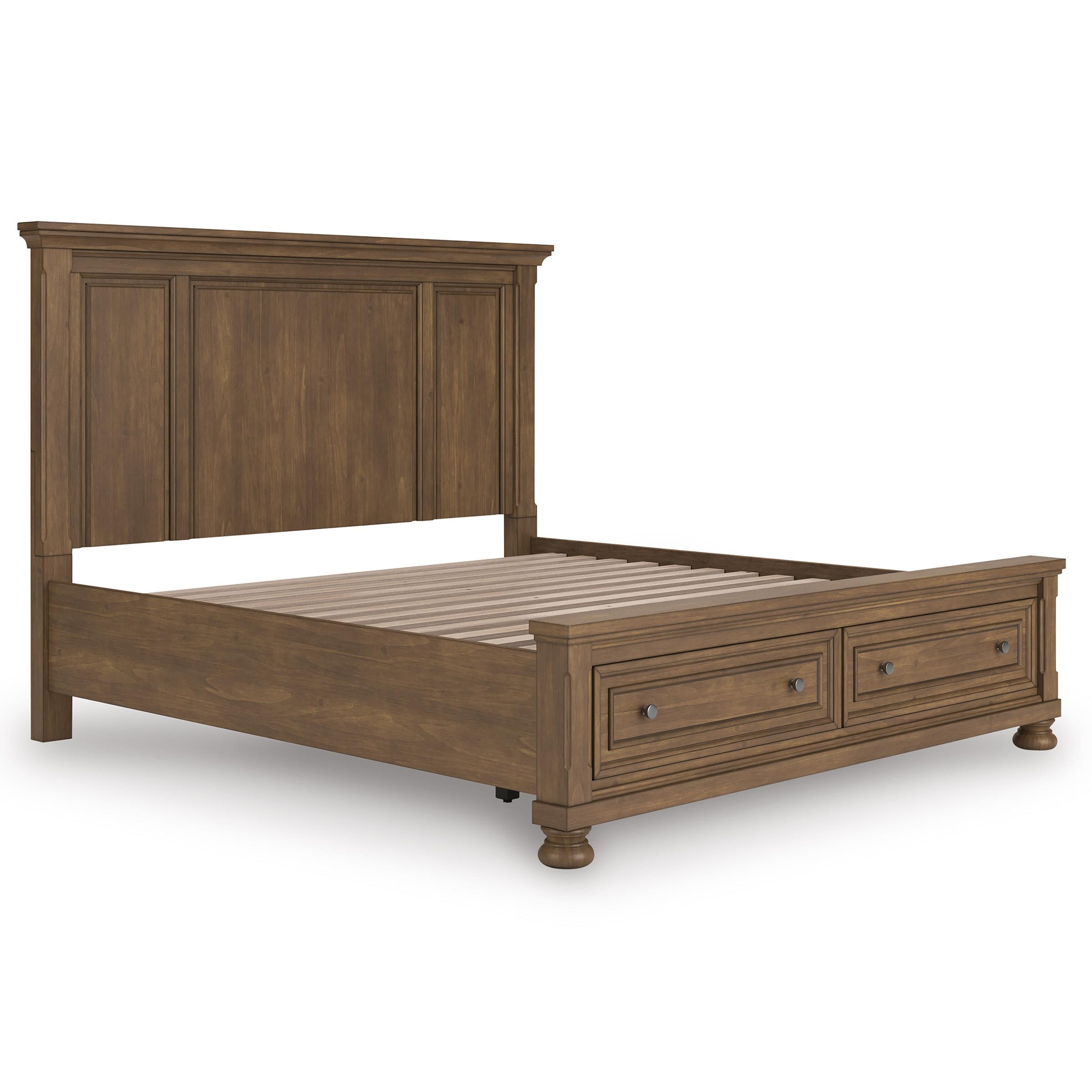 Size_King --  Feddinger PCB779B12 King Panel Storage Bed IMAGE 6