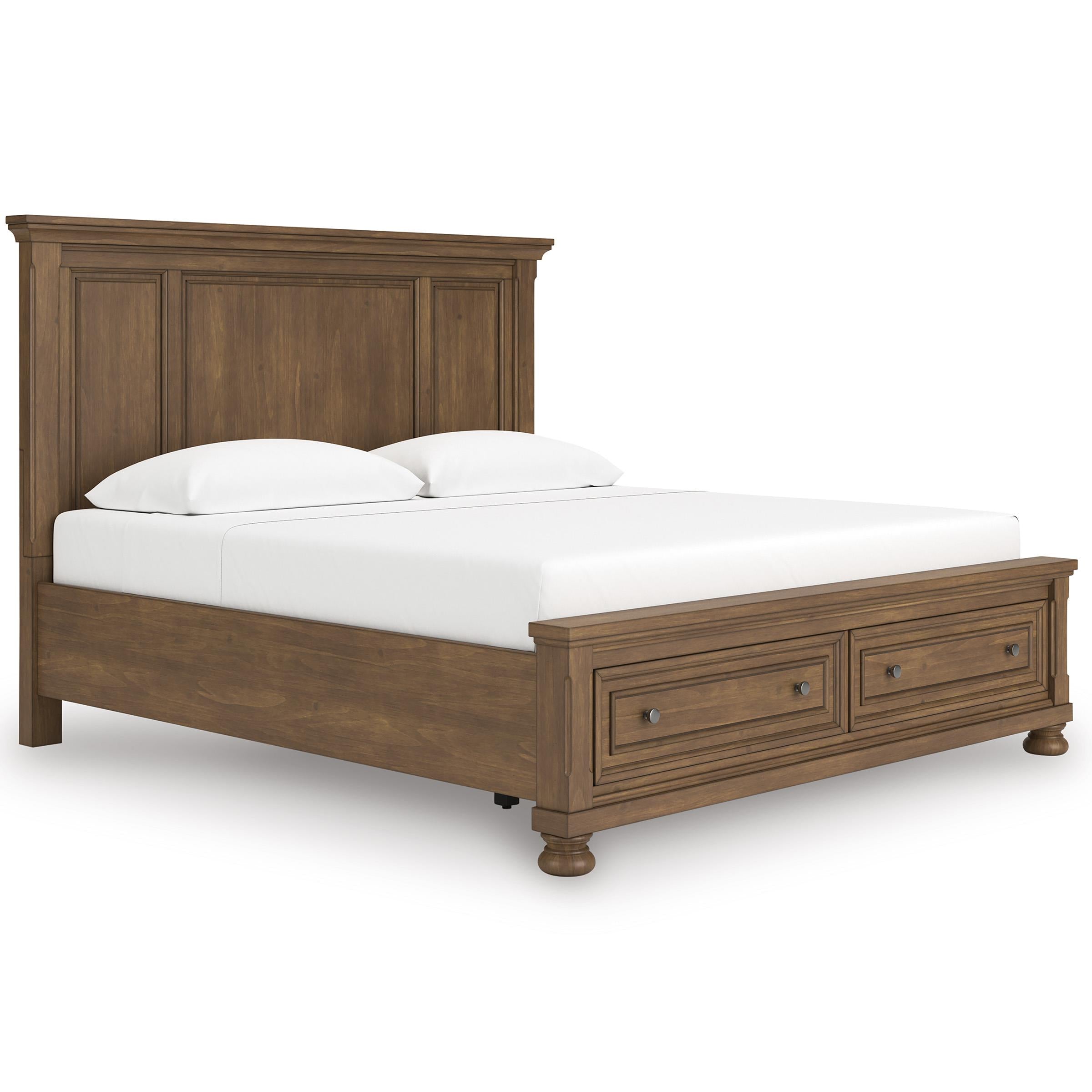  Size_California King --  Feddinger PCB779B13 California King Panel Storage Bed IMAGE 1