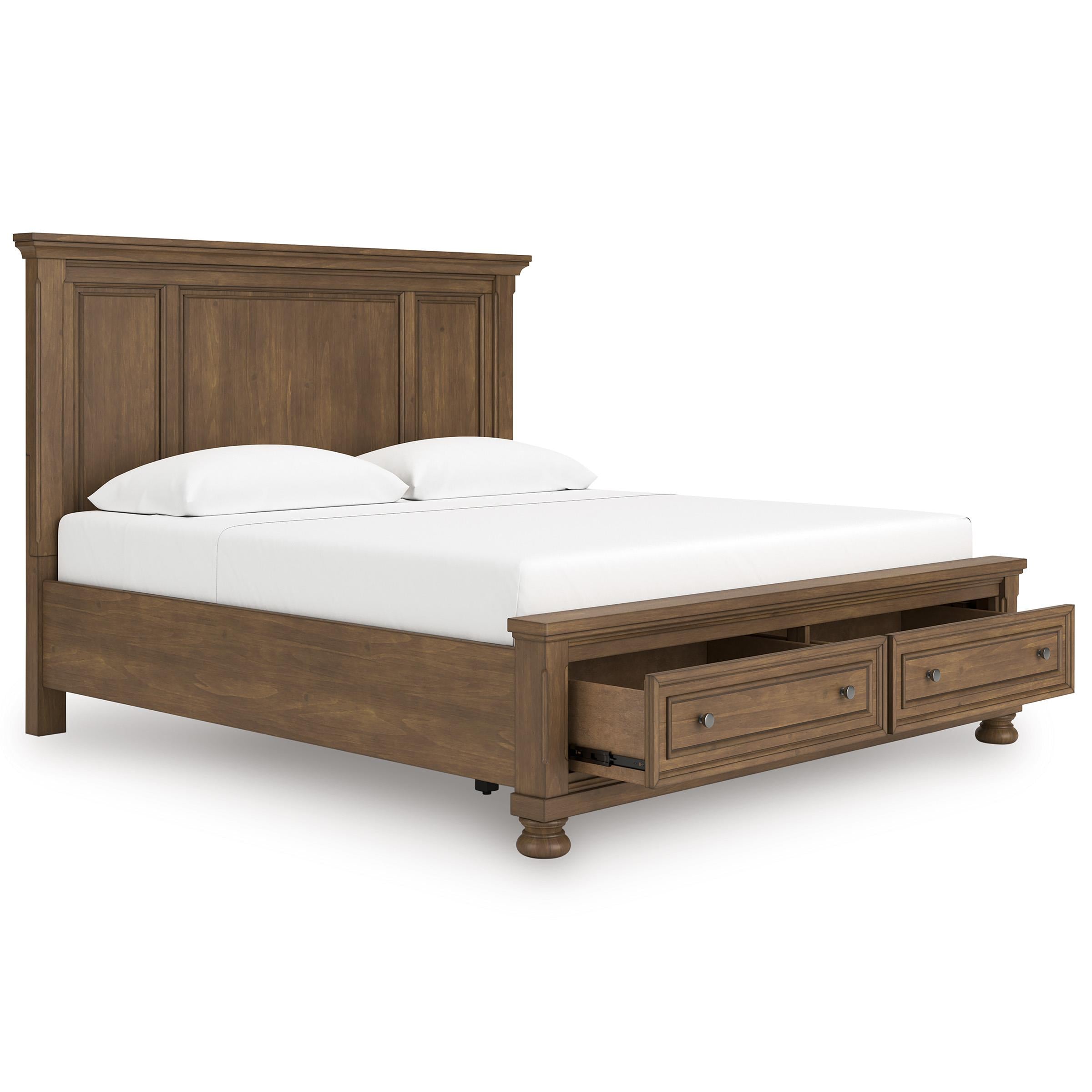 Size_California King --  Feddinger PCB779B13 California King Panel Storage Bed IMAGE 2