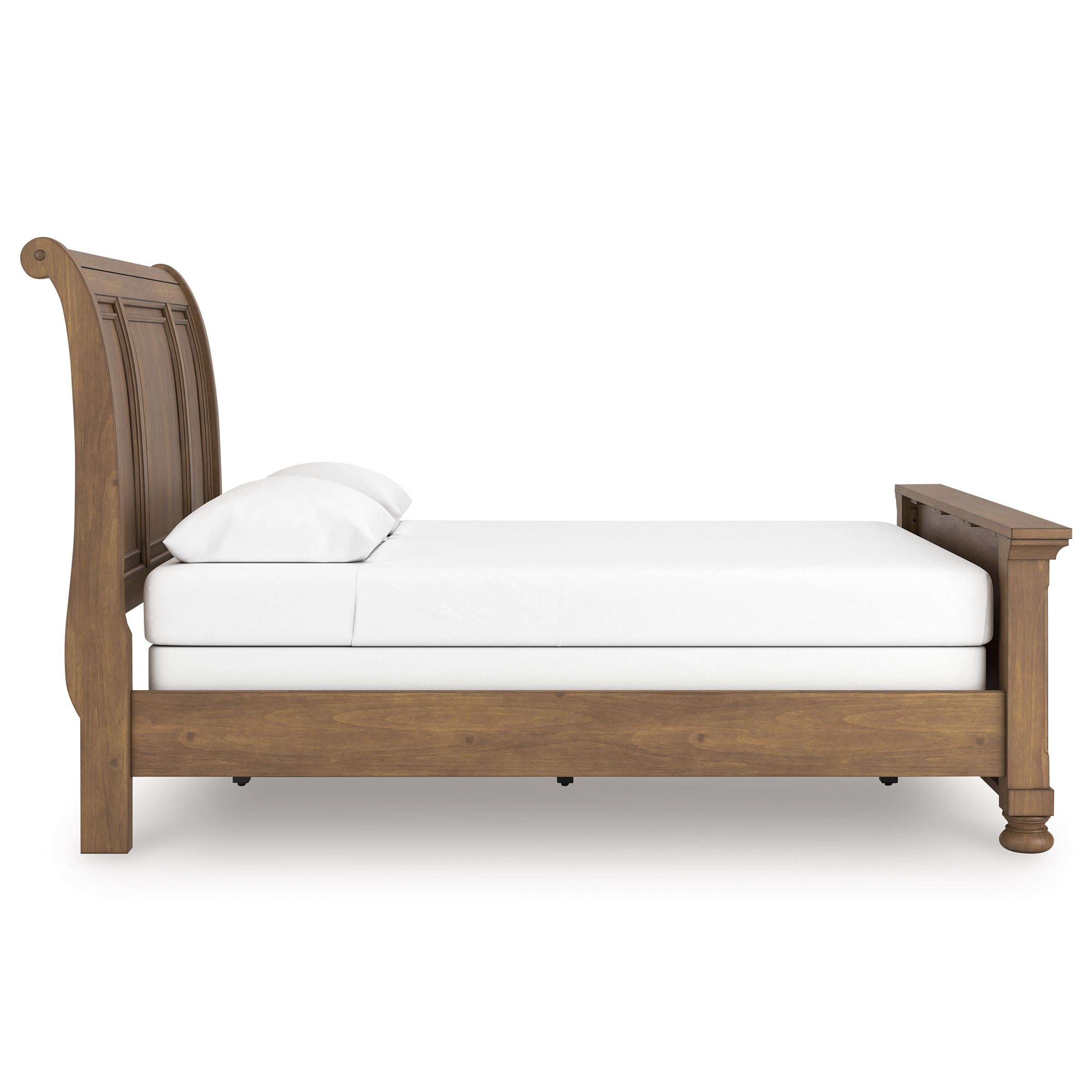  Size_Queen --  Signature Design by Ashley Feddinger Sleigh Bed IMAGE 3